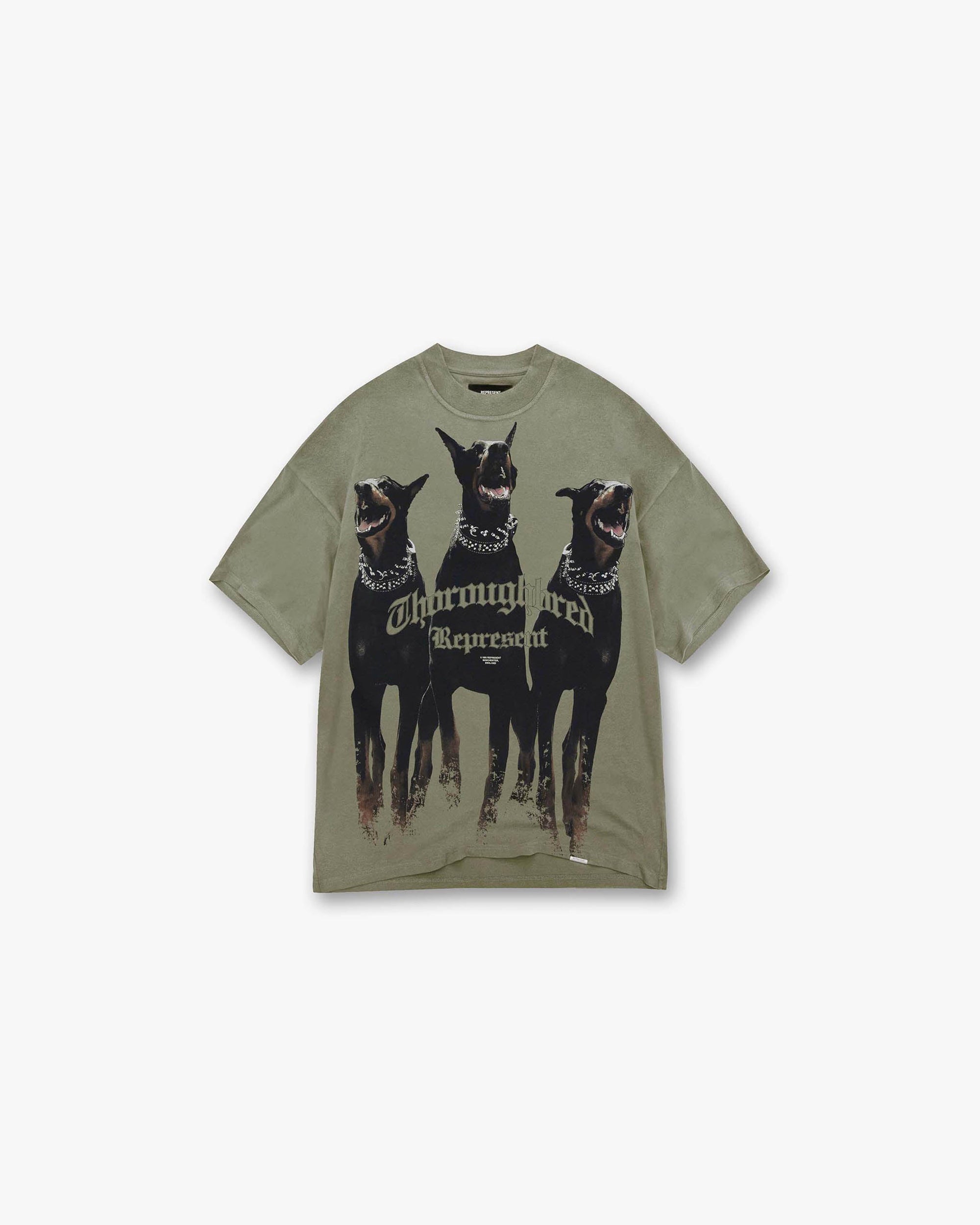 Thoroughbred T-Shirt | Khaki T-Shirts SS23 | Represent Clo