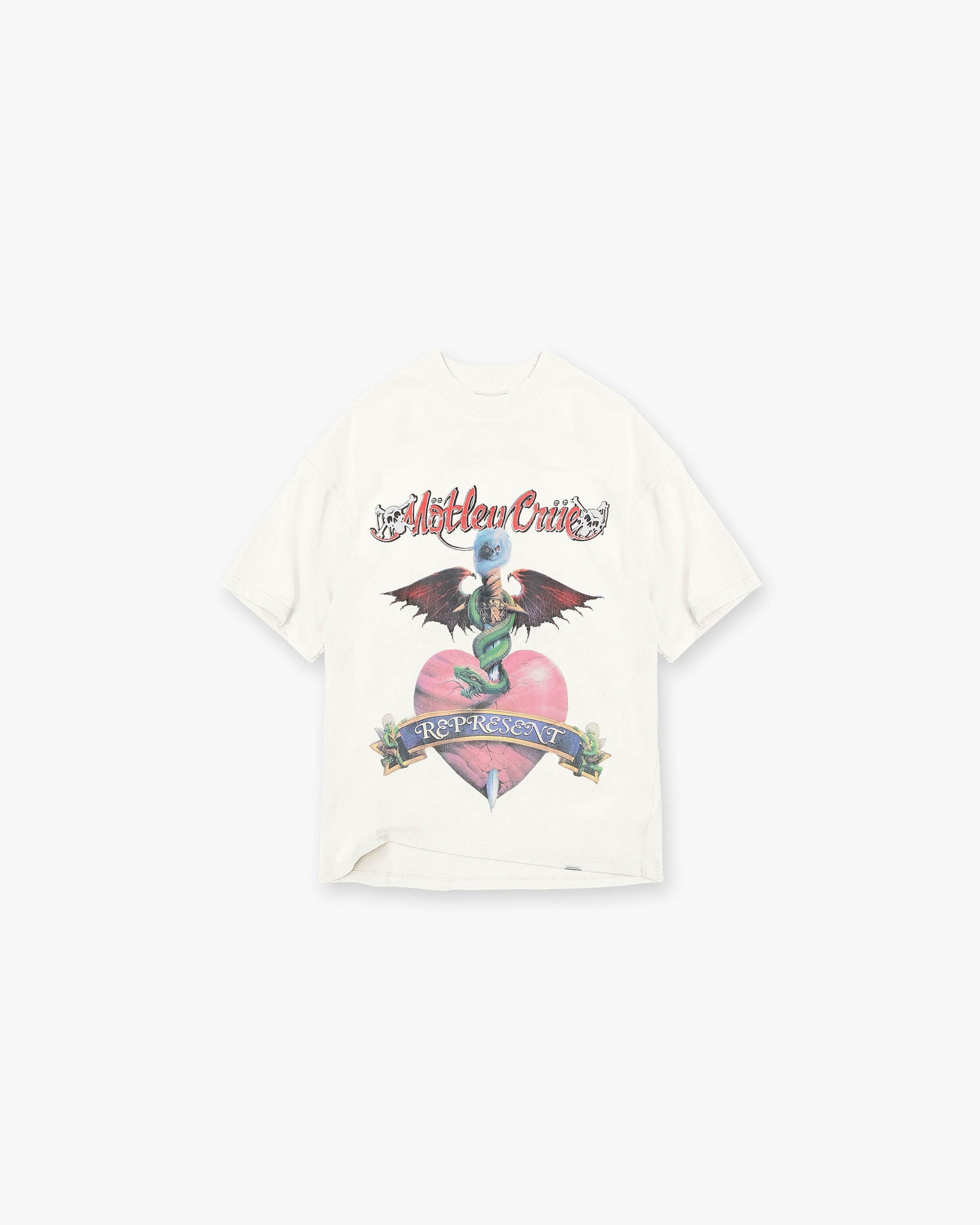 Represent x Mötley Crüe™️ Without You T-Shirt | Flat White T-Shirts SS23 Other | Represent Clo
