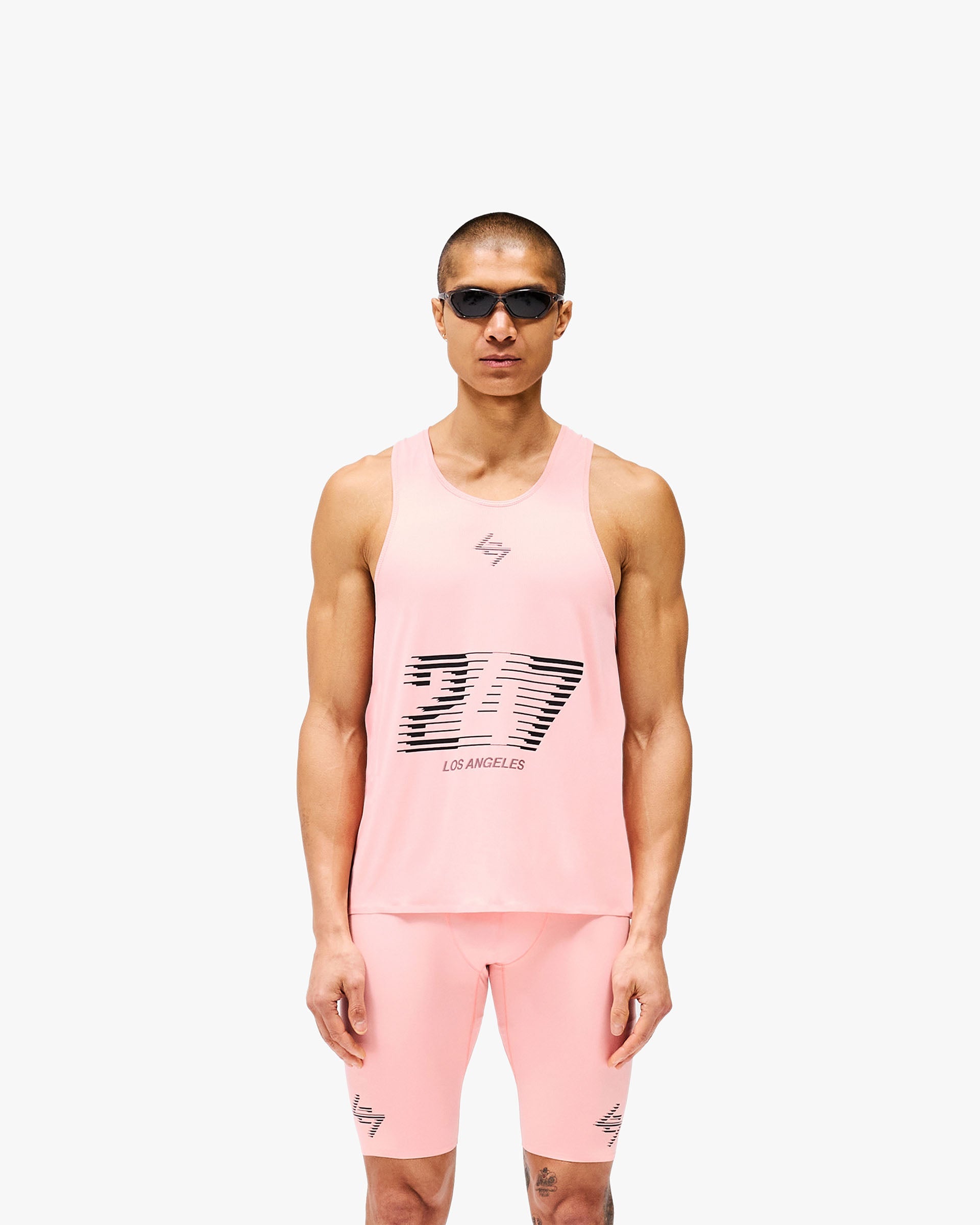 247 Los Angeles Singlet - Pink