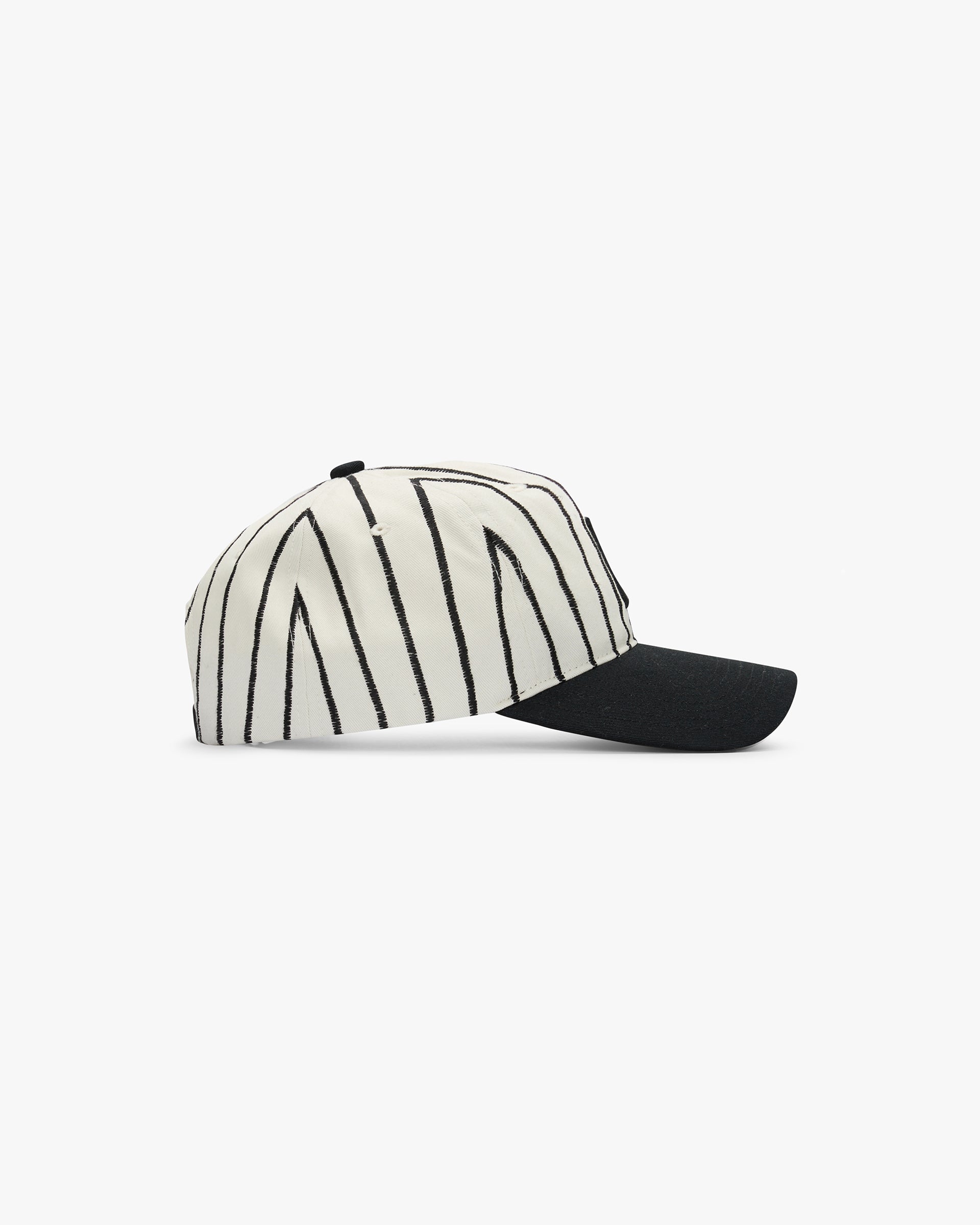 Initial Stripe Cap - Antique White