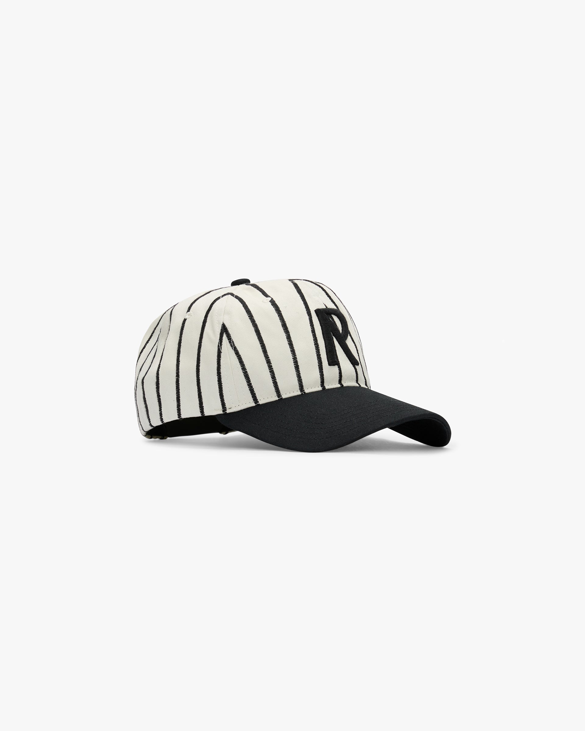 Initial Stripe Cap - Antique White