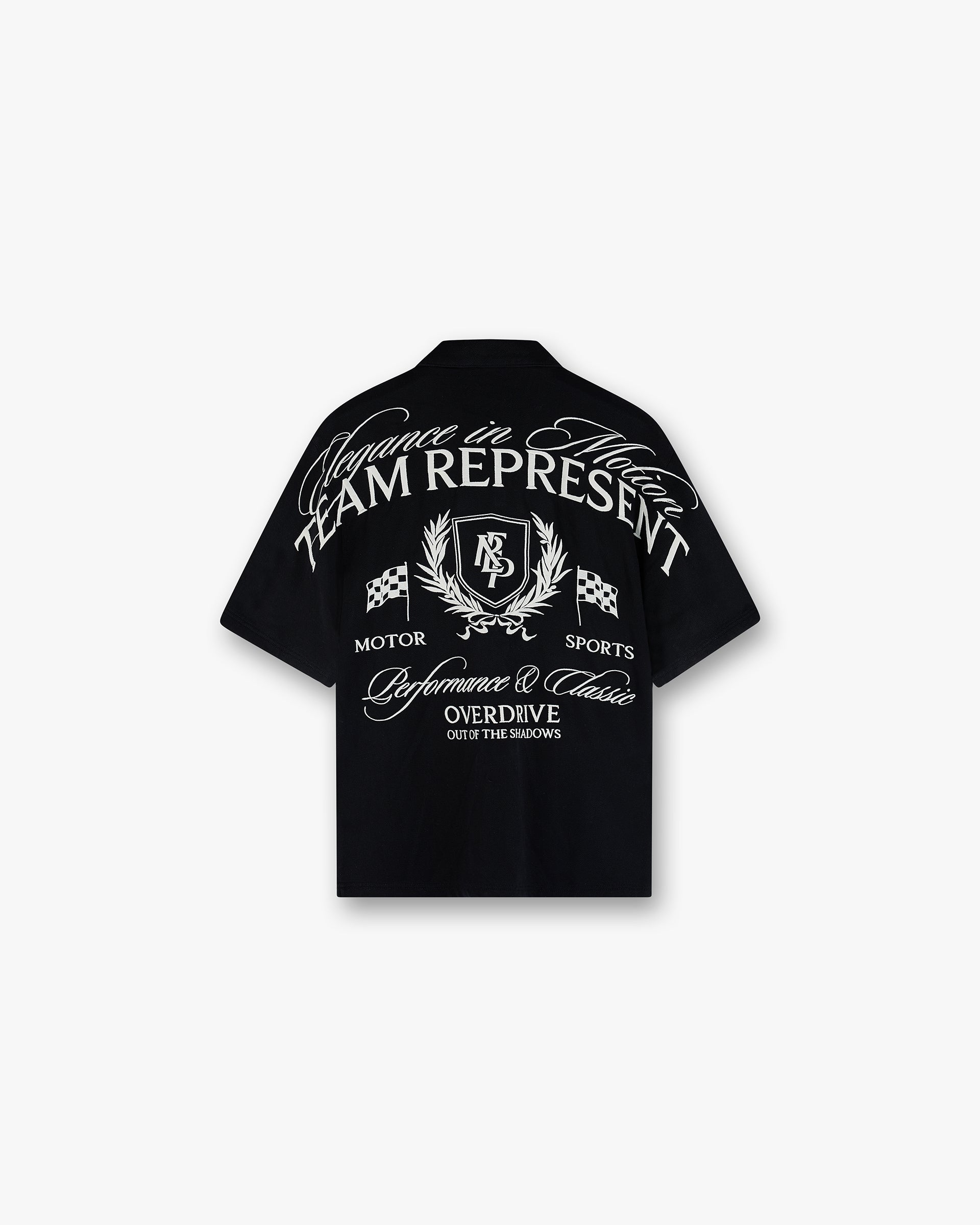 Represent Crest Shirt - Jet Black