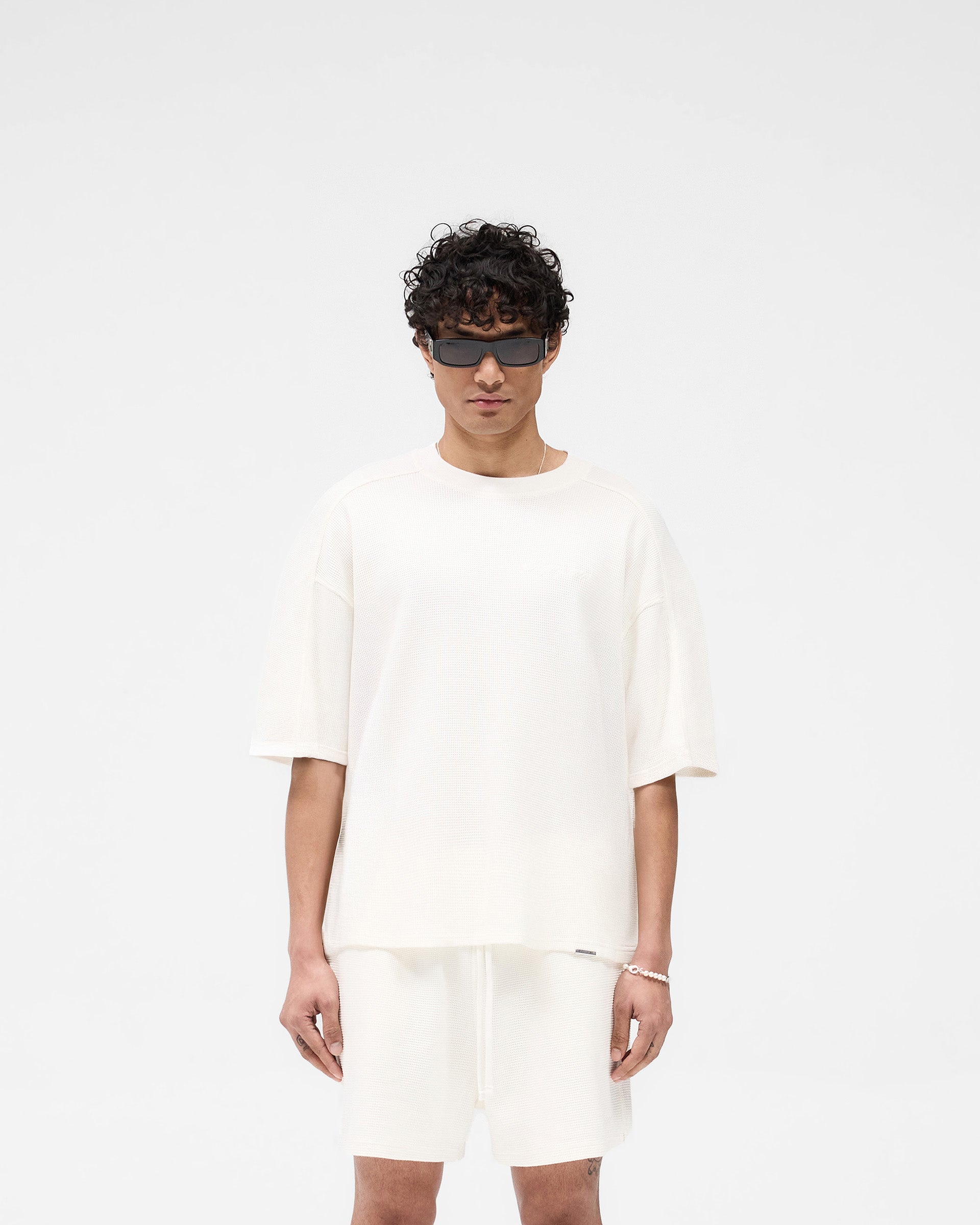 Waffle T-Shirt - Flat White