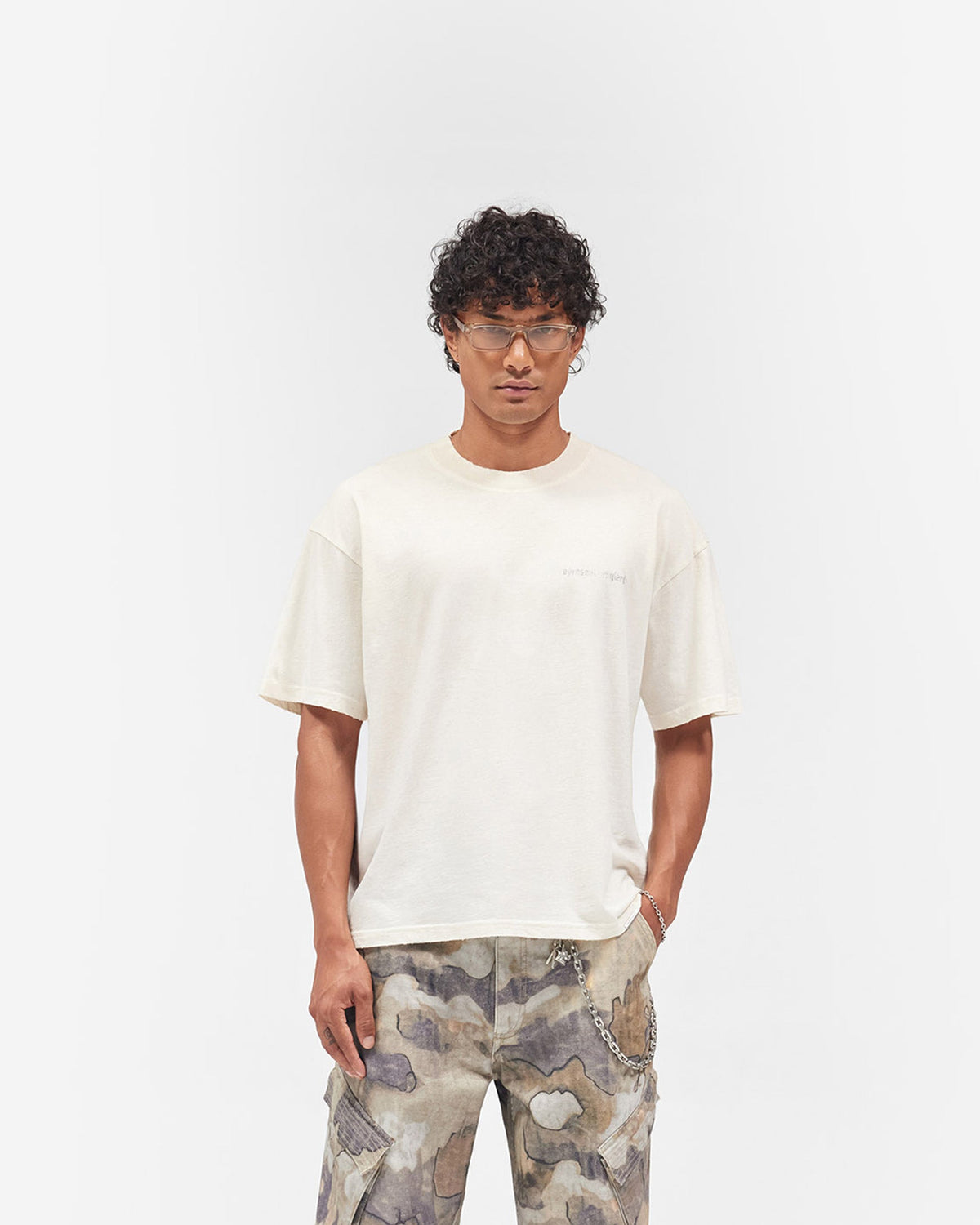 Reverse Resent T-Shirt - Flat White