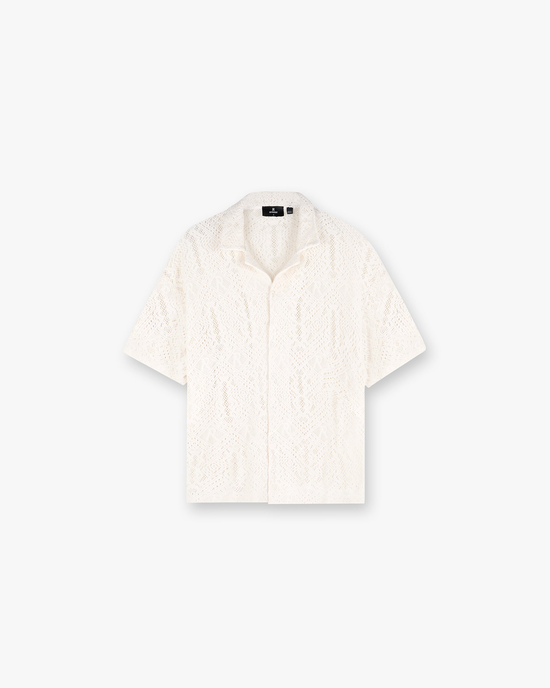 All Over Crochet Shirt - Off White