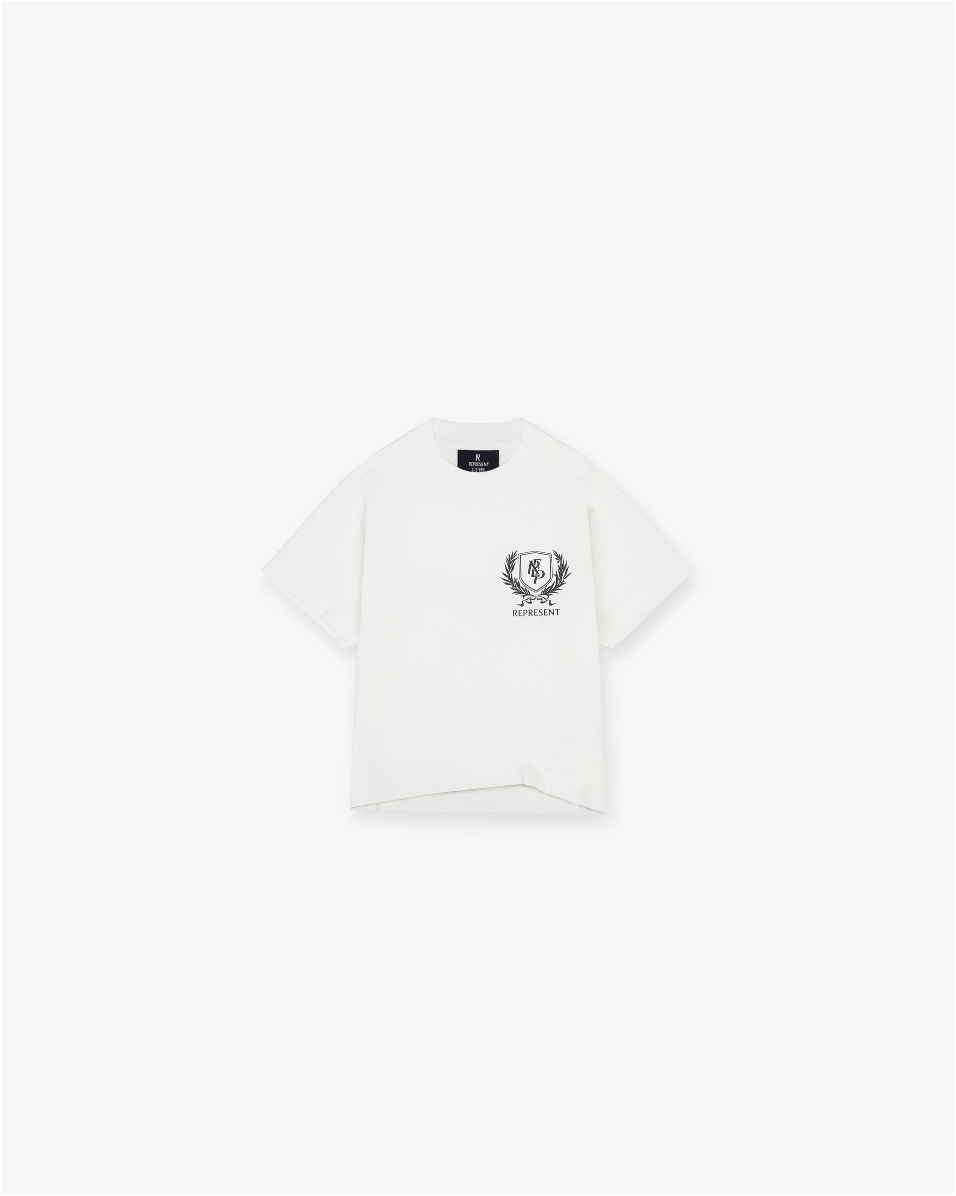 Mini Crest T-Shirt - Flat White