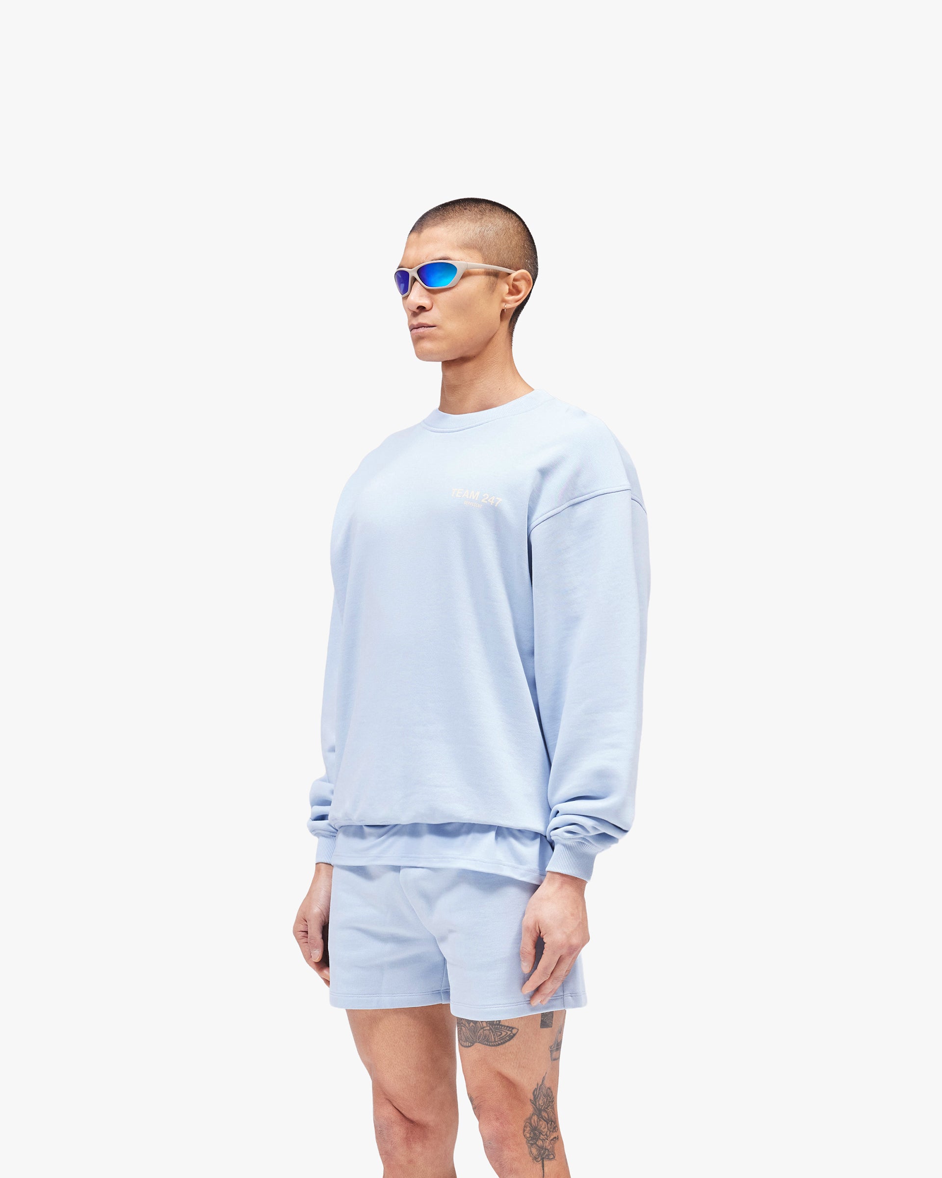 Team 247 Oversized Crew - Glacier