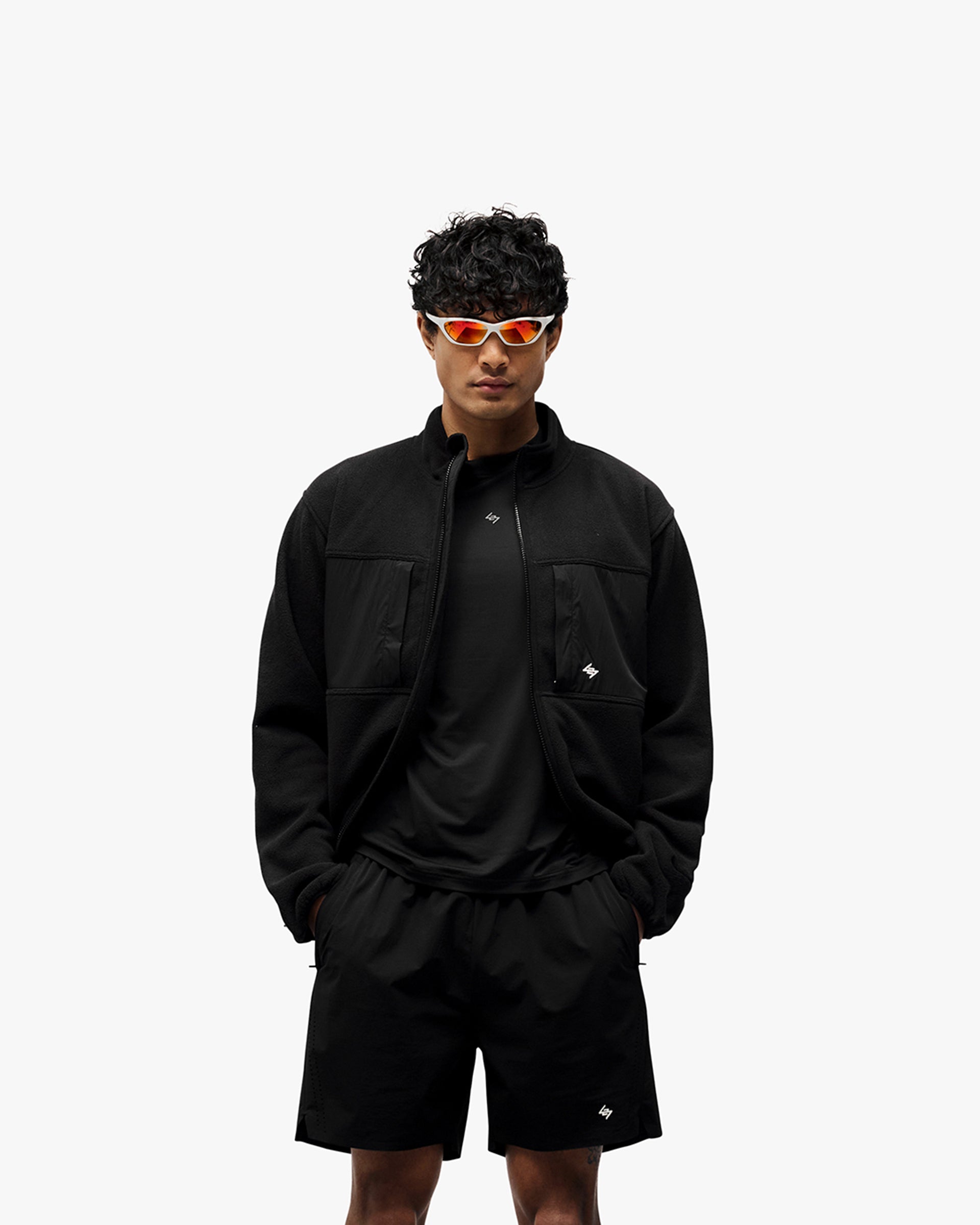 247 Polar Panelled Fleece - Black