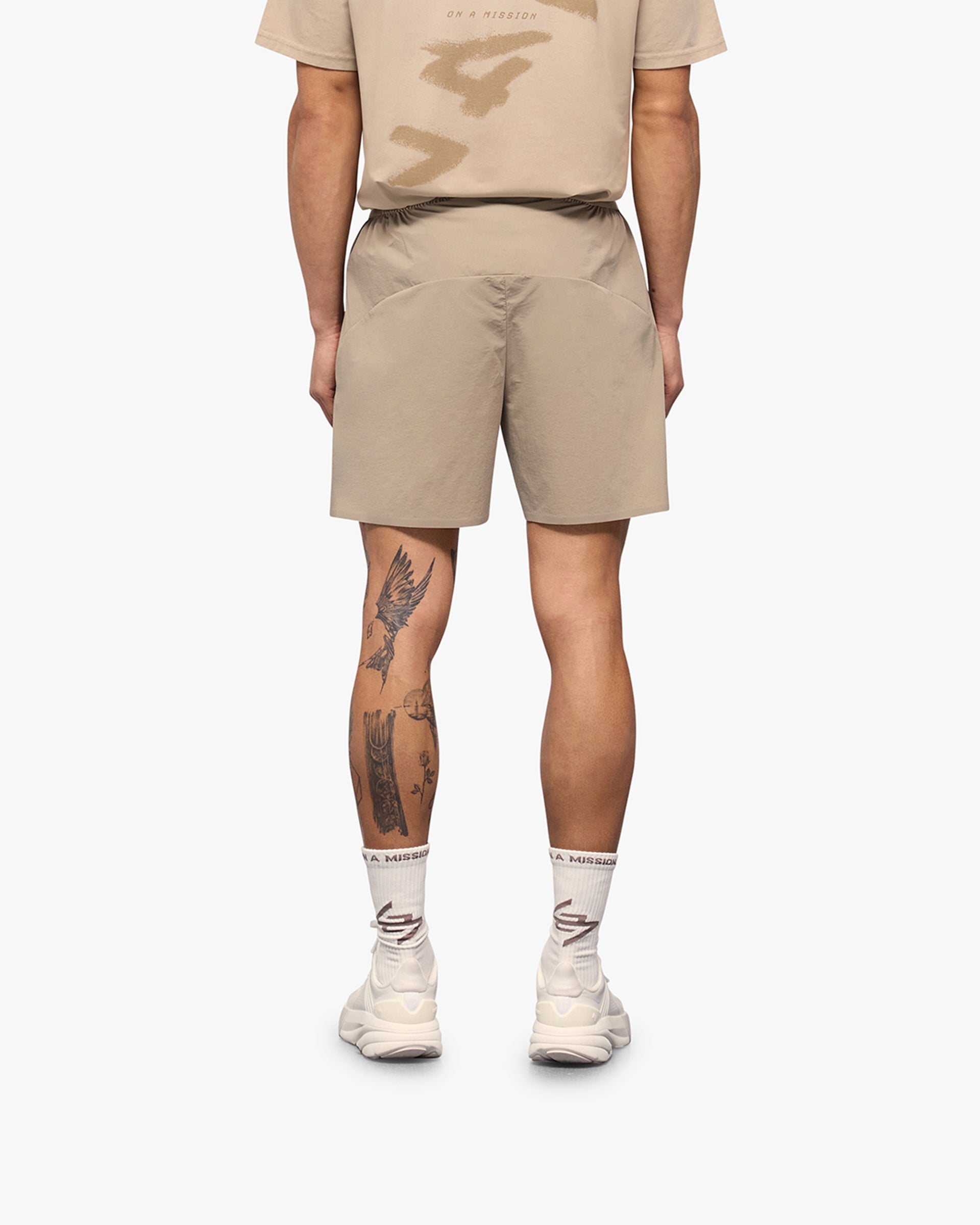 247 Training Shorts - Pebble