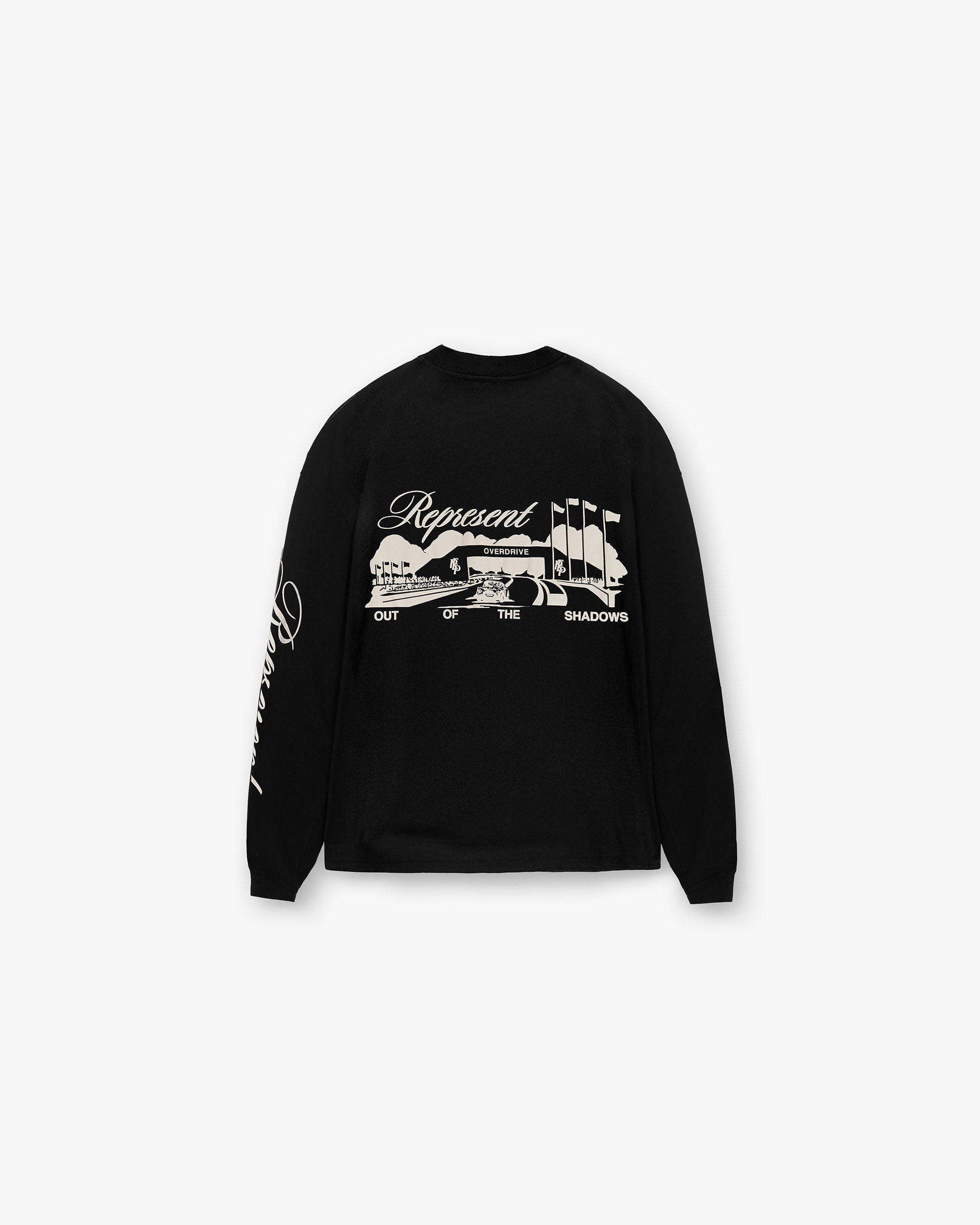 Raceway Long Sleeve T-Shirt - Jet Black