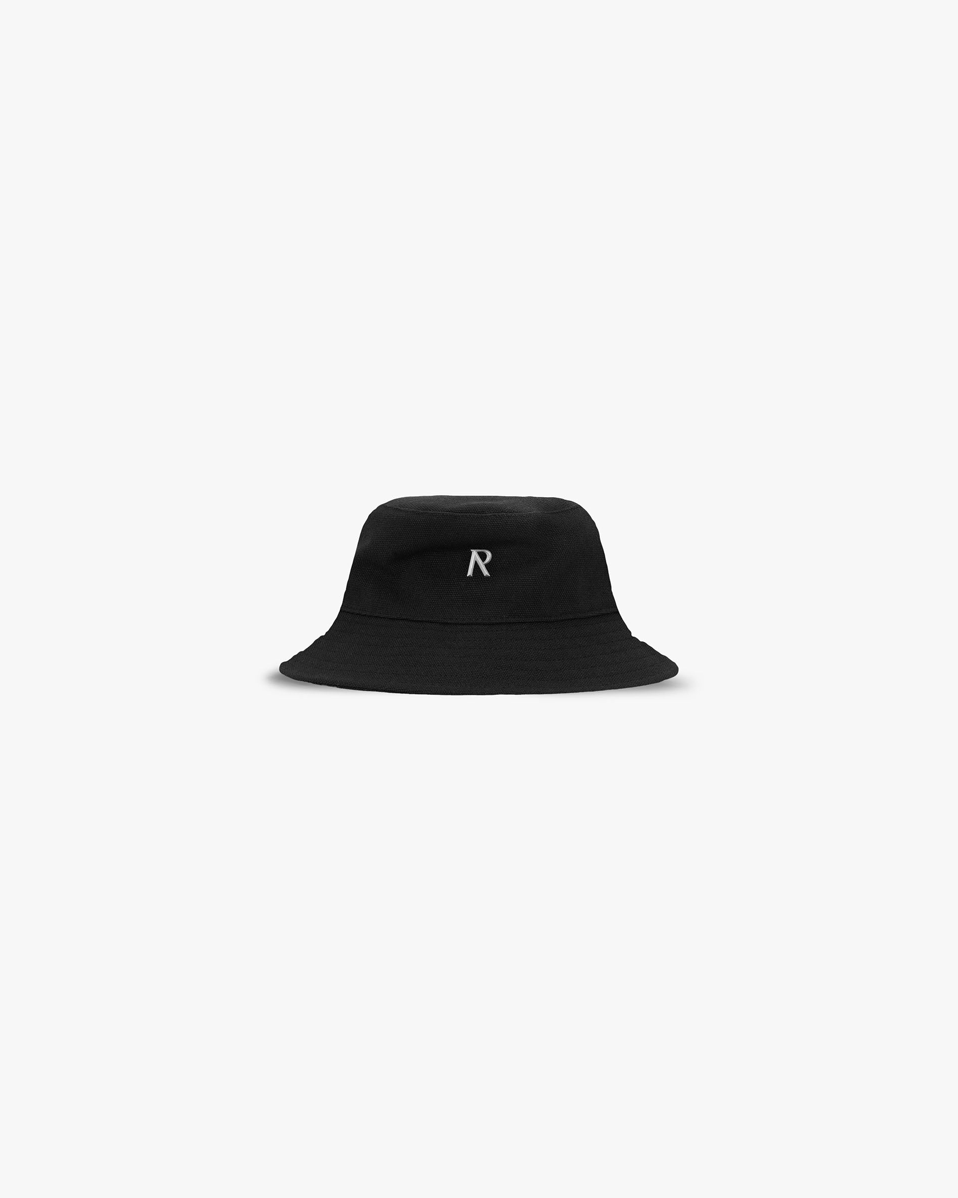 Initial Bucket Hat - Jet Black