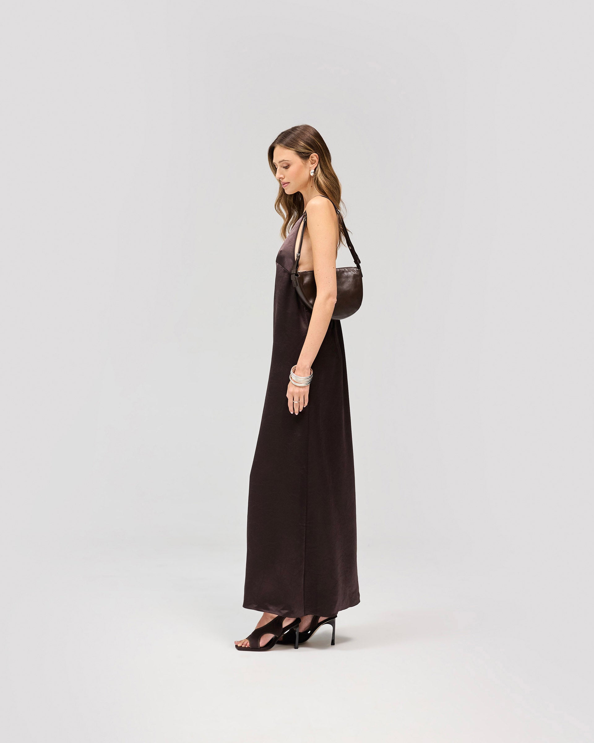 Vision Maxi Dress - Coffee Quartz