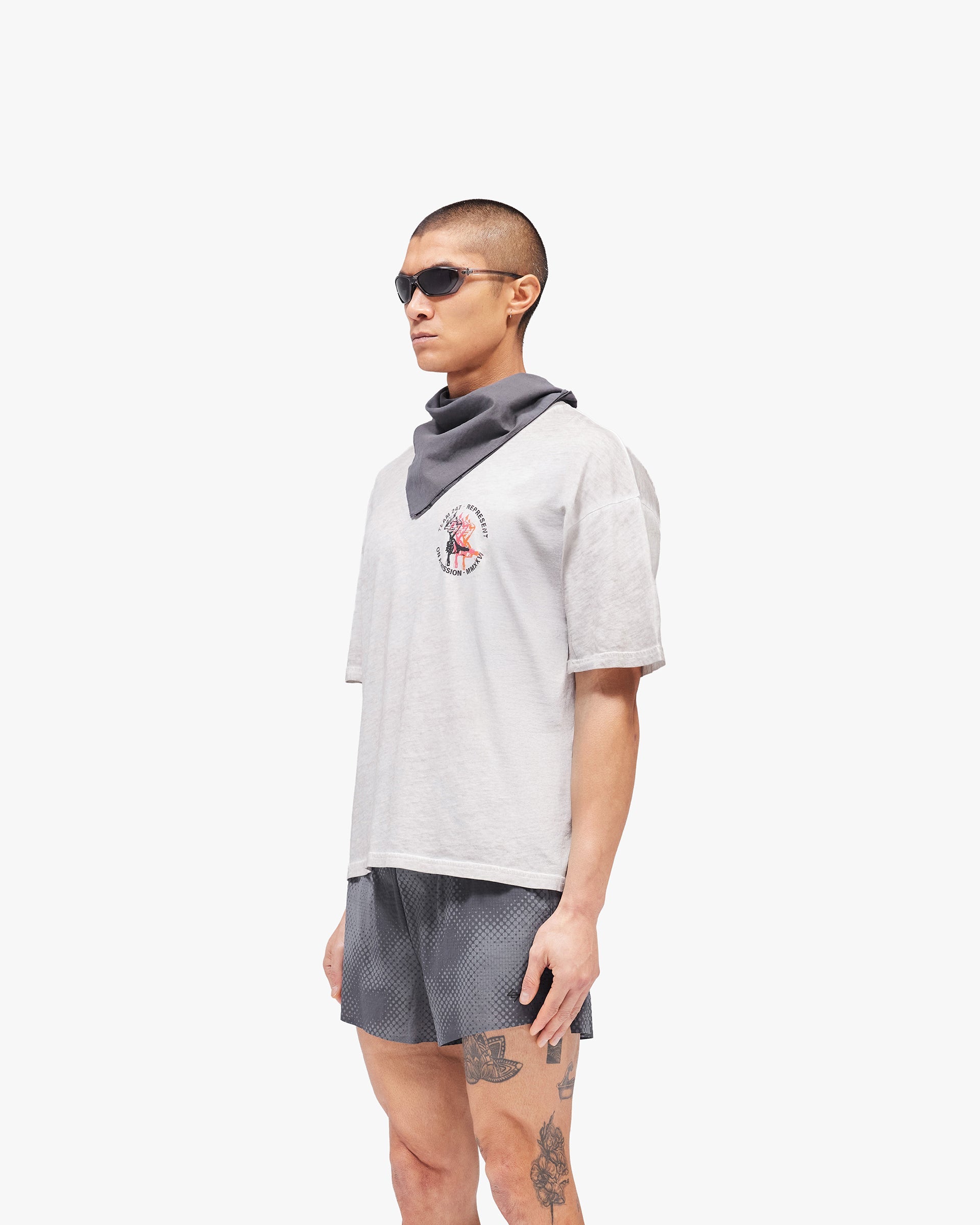 247 Torch Boxy T-Shirt - Bleach Wash