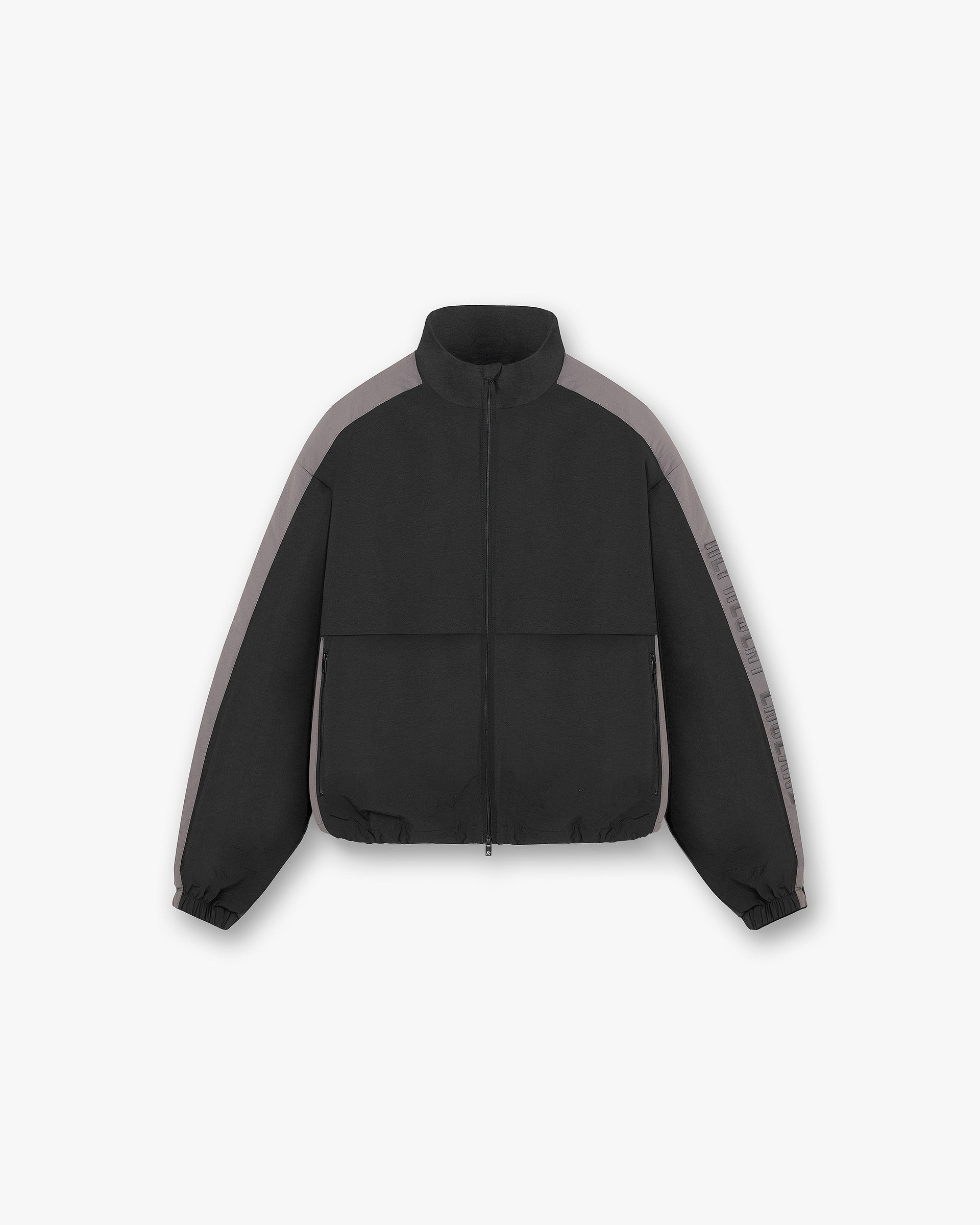 Nylon Track Jacket - Black