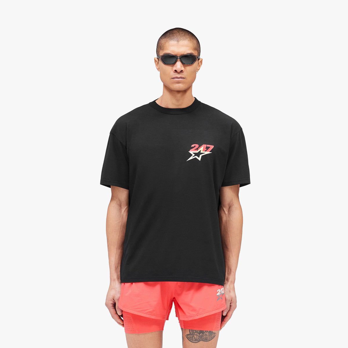 Black Team 247 Star OS Tee | 247 SS26 T-Shirts | REPRESENT