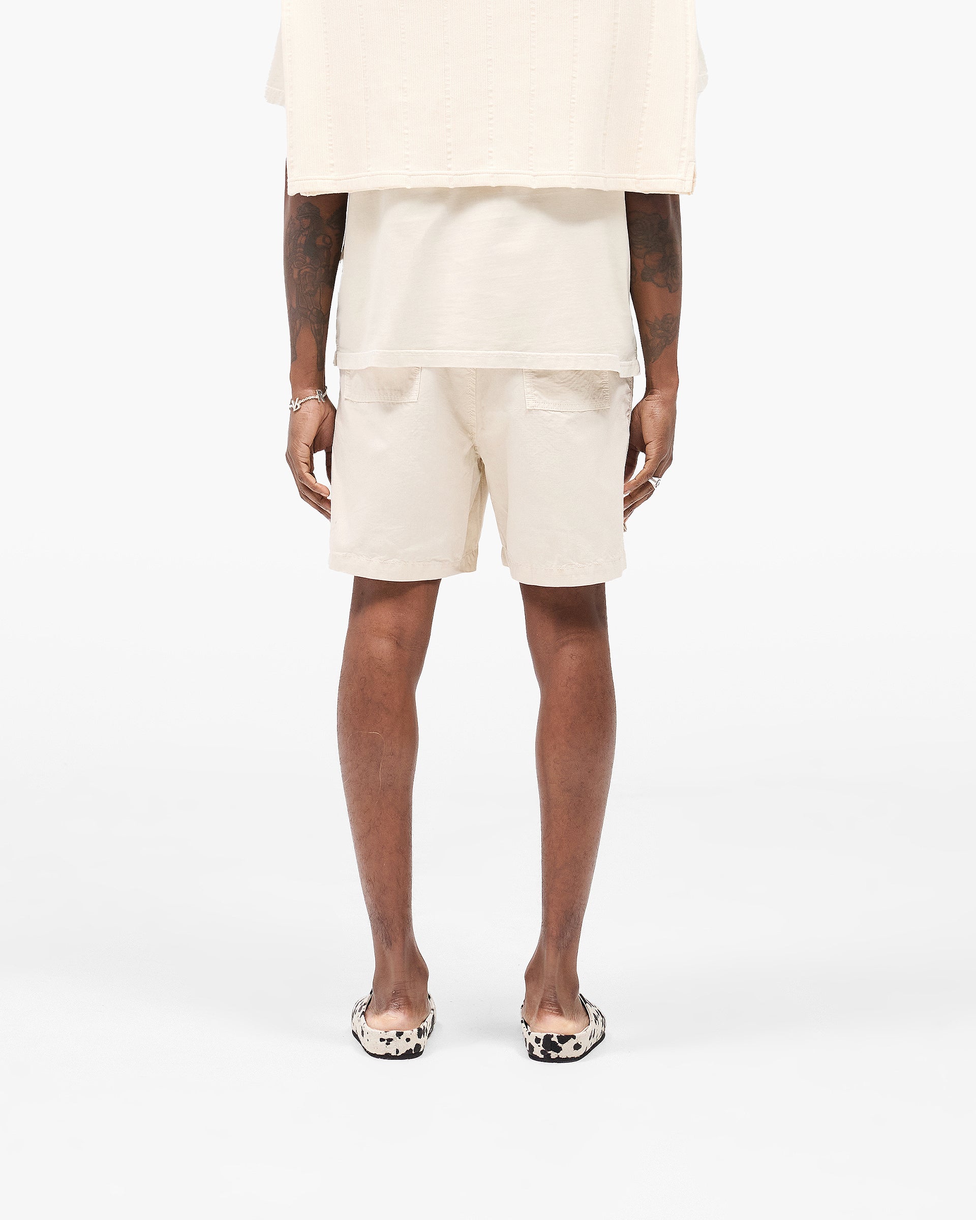 Front Pocket Cargo Short - Champagne