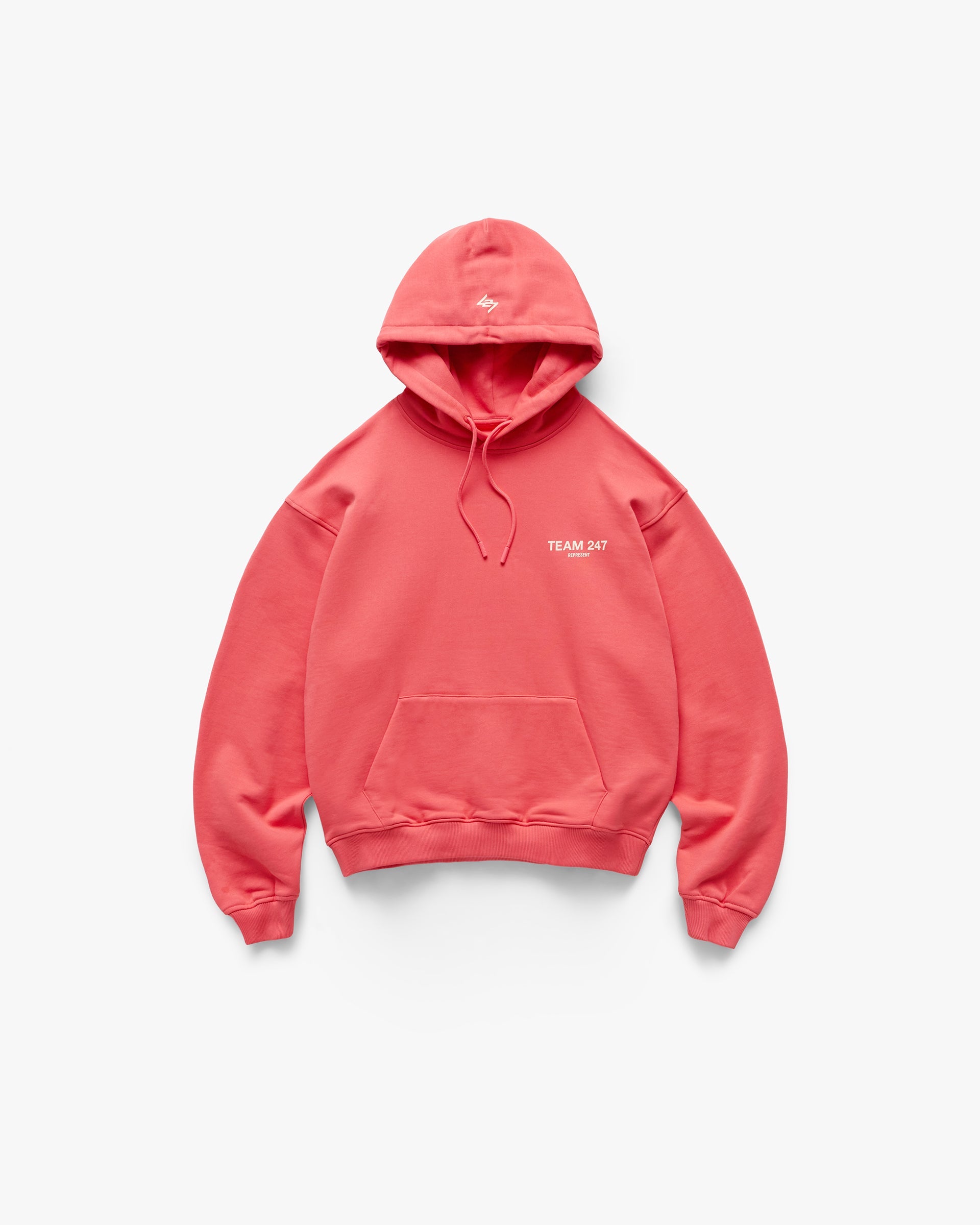 Team 247 Oversized Hoodie - Racing Red