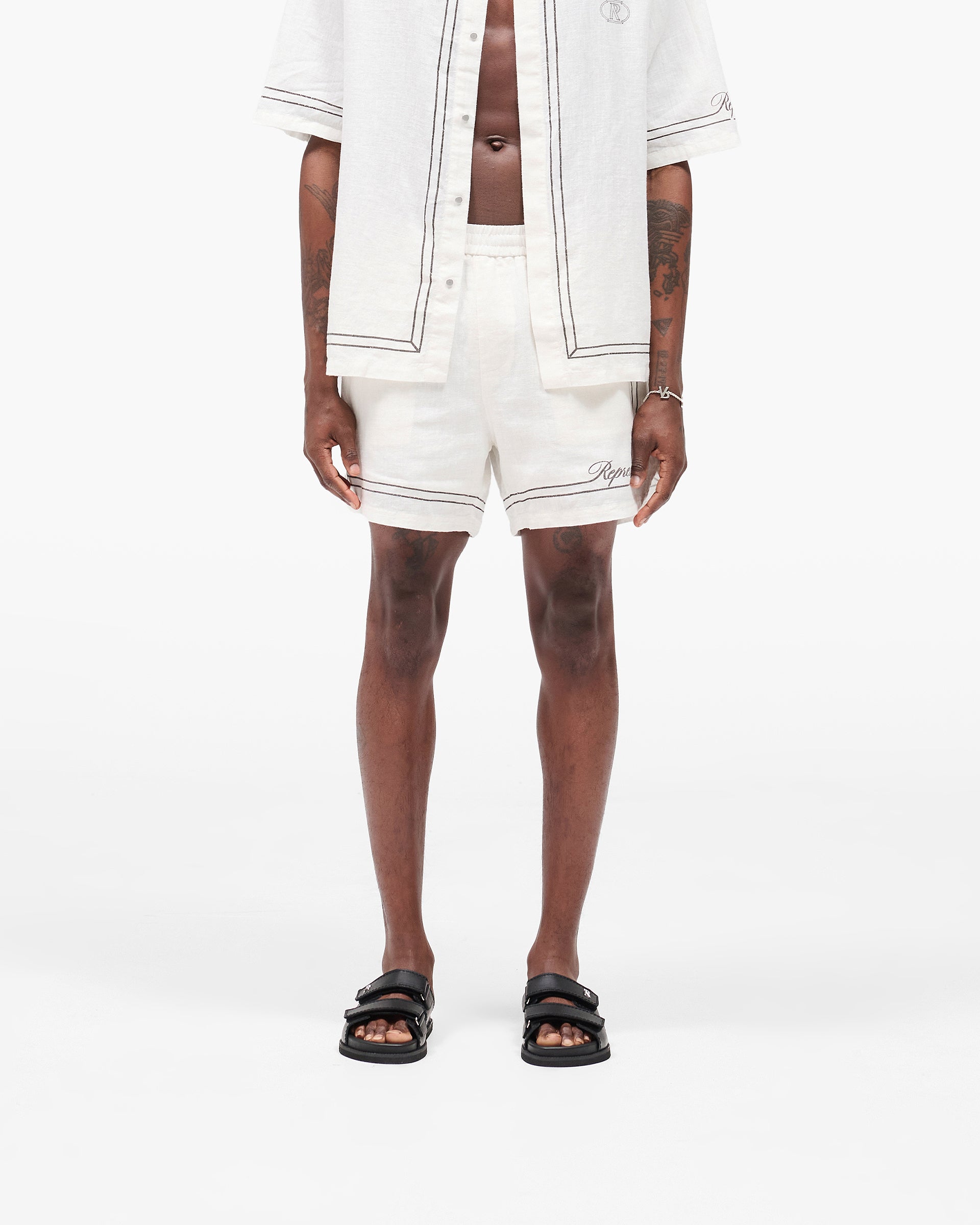 Border Short - Whisper White
