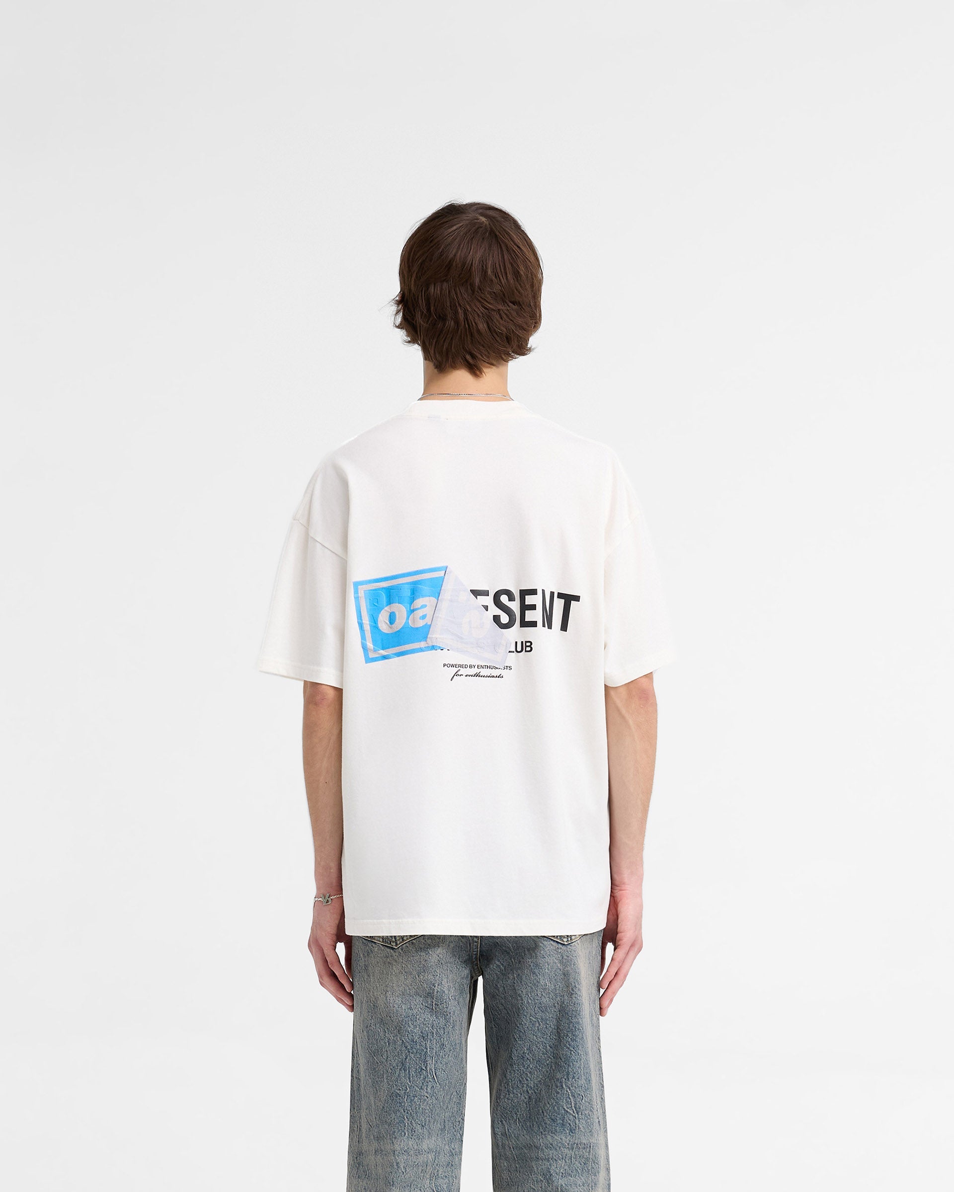 Represent X Oasis Owners Club T-Shirt - Flat White