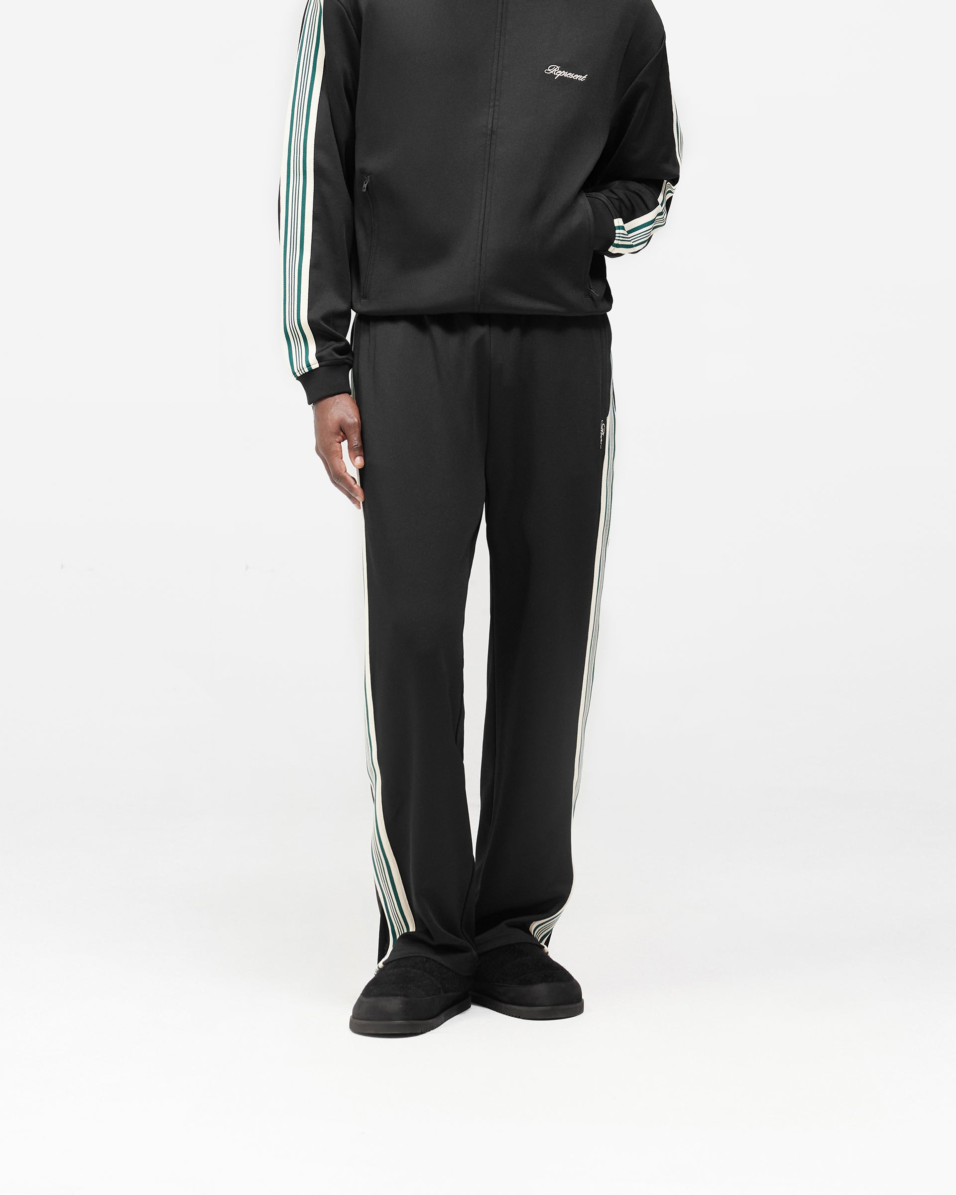 Taped Track Pant - Jet Black