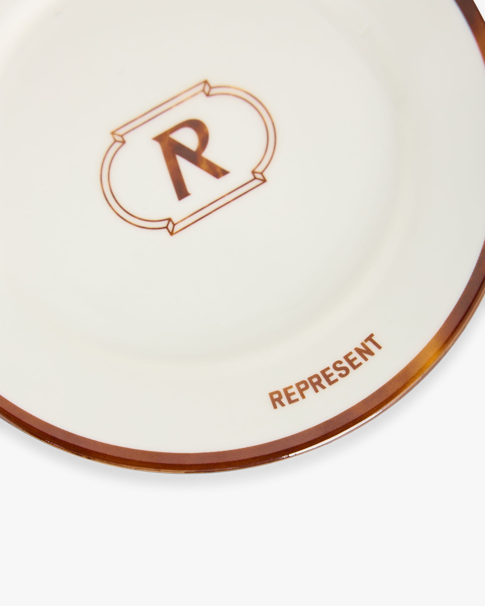 Tortoise Shell Jewellery Dish - White