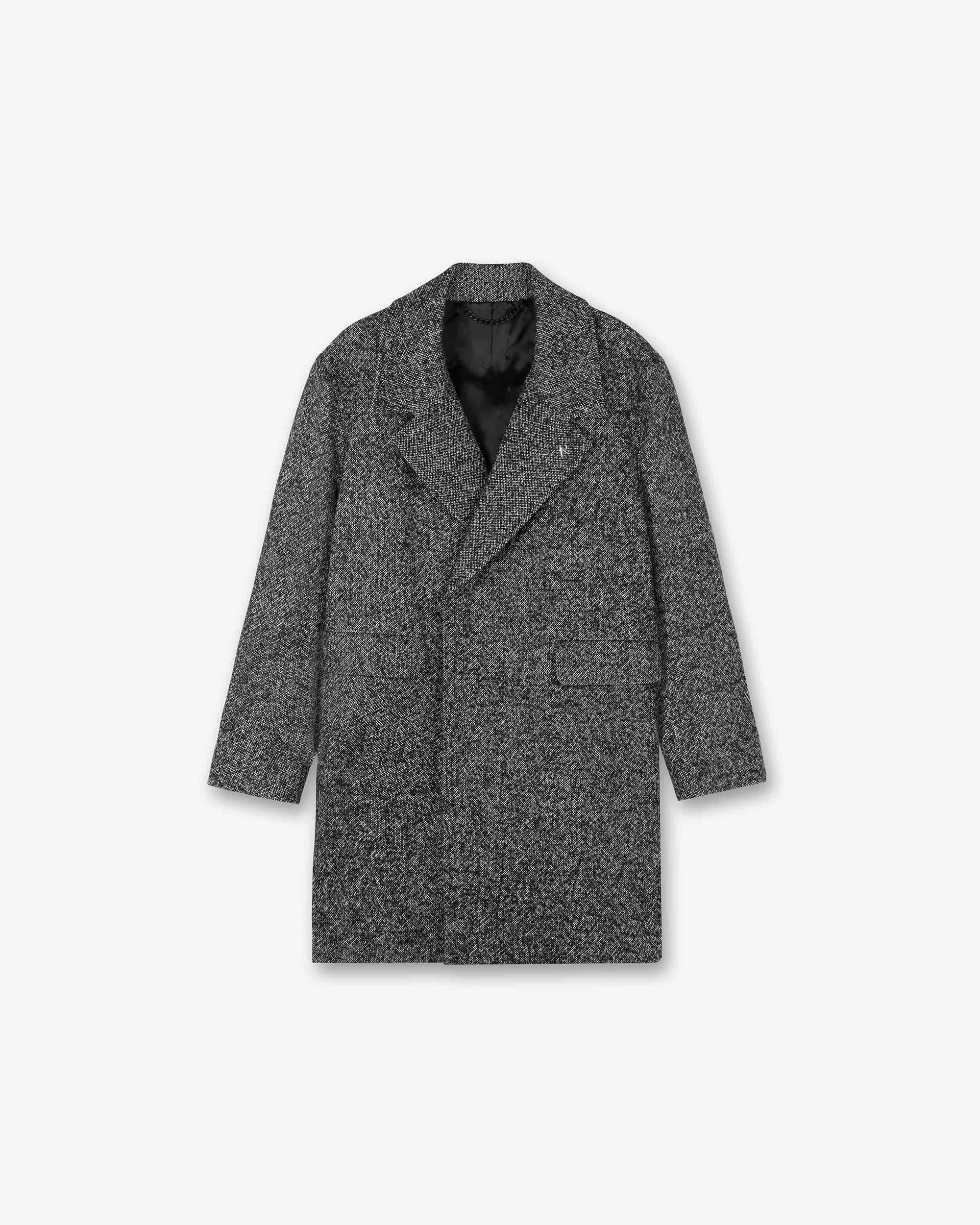 Double Breasted Overcoat - Marble