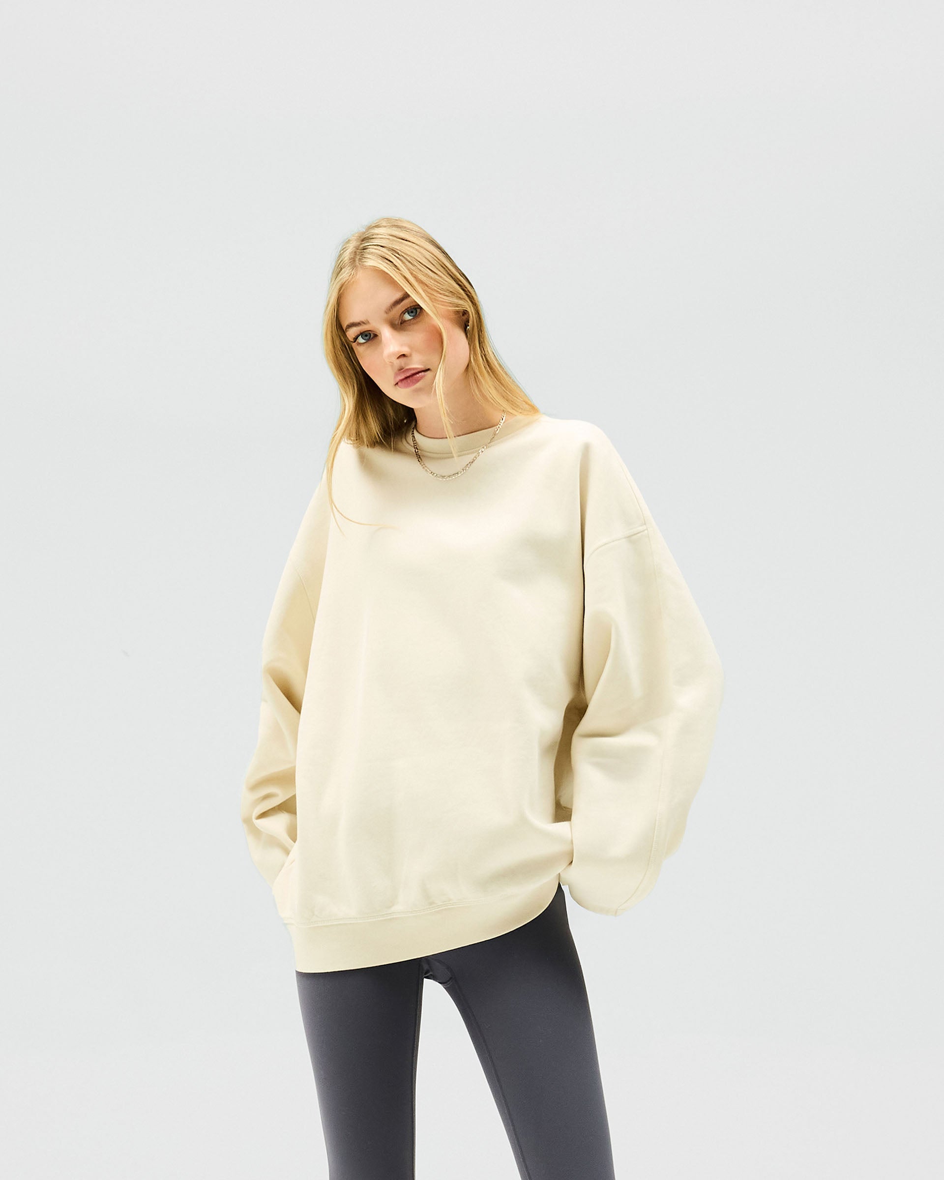 Owners Club Relaxed Sweater - Oat Milk