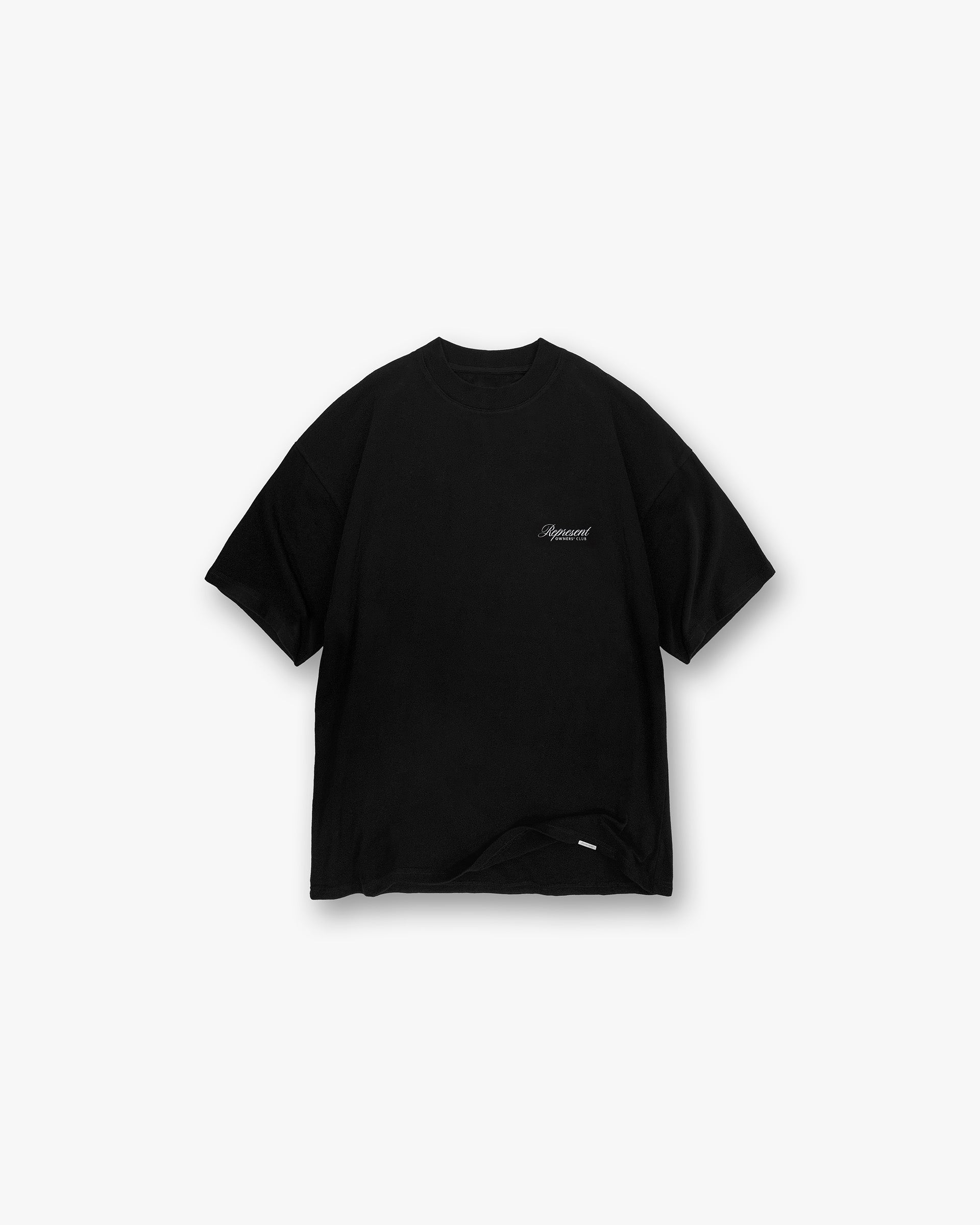 Represent Owners Club Script T-Shirt | Black | REPRESENT