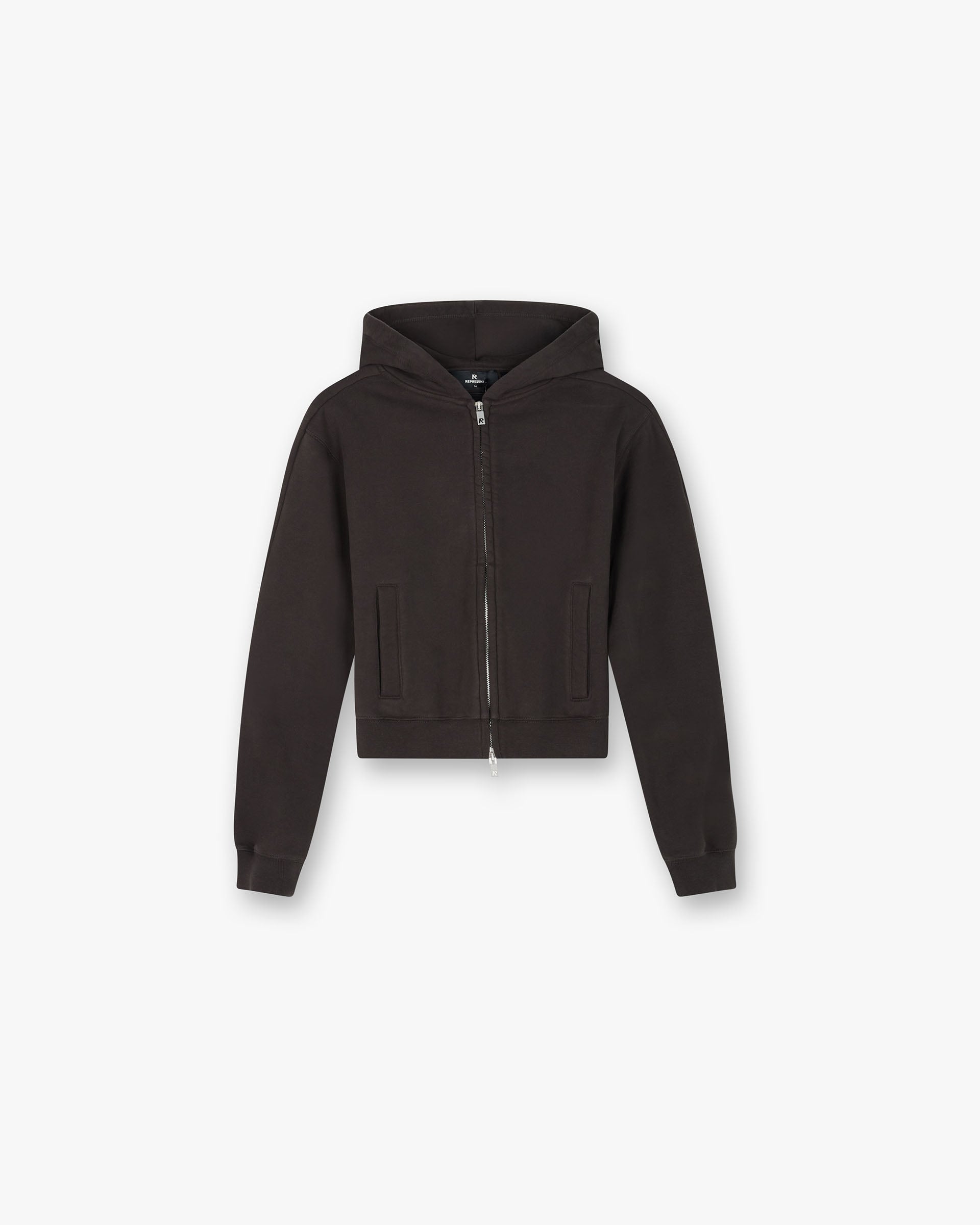 Owners Club Slim Zip Hoodie - Black Coffee