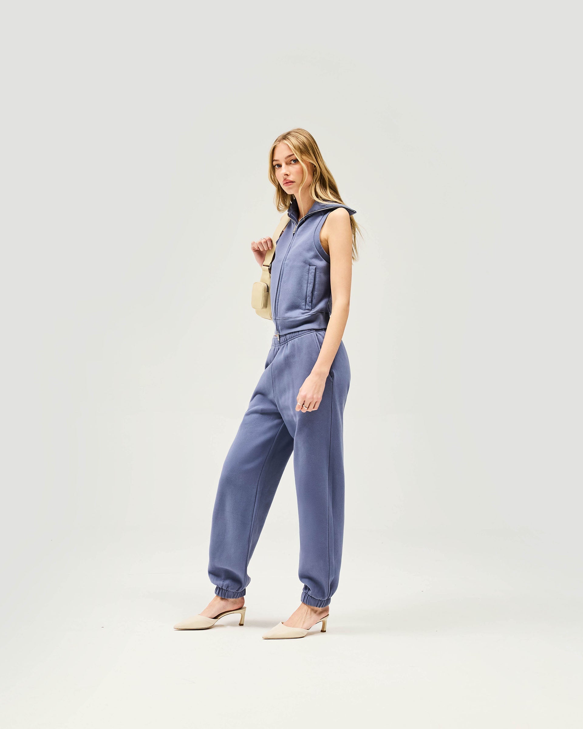 Owners Club Track Pant - Steel Blue