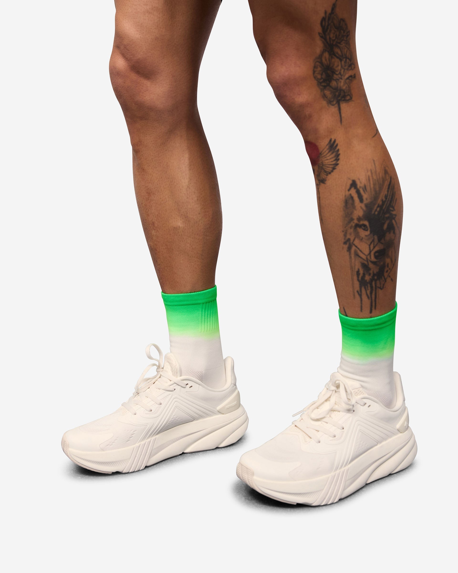 247 Ombre Race Sock - Speed Green