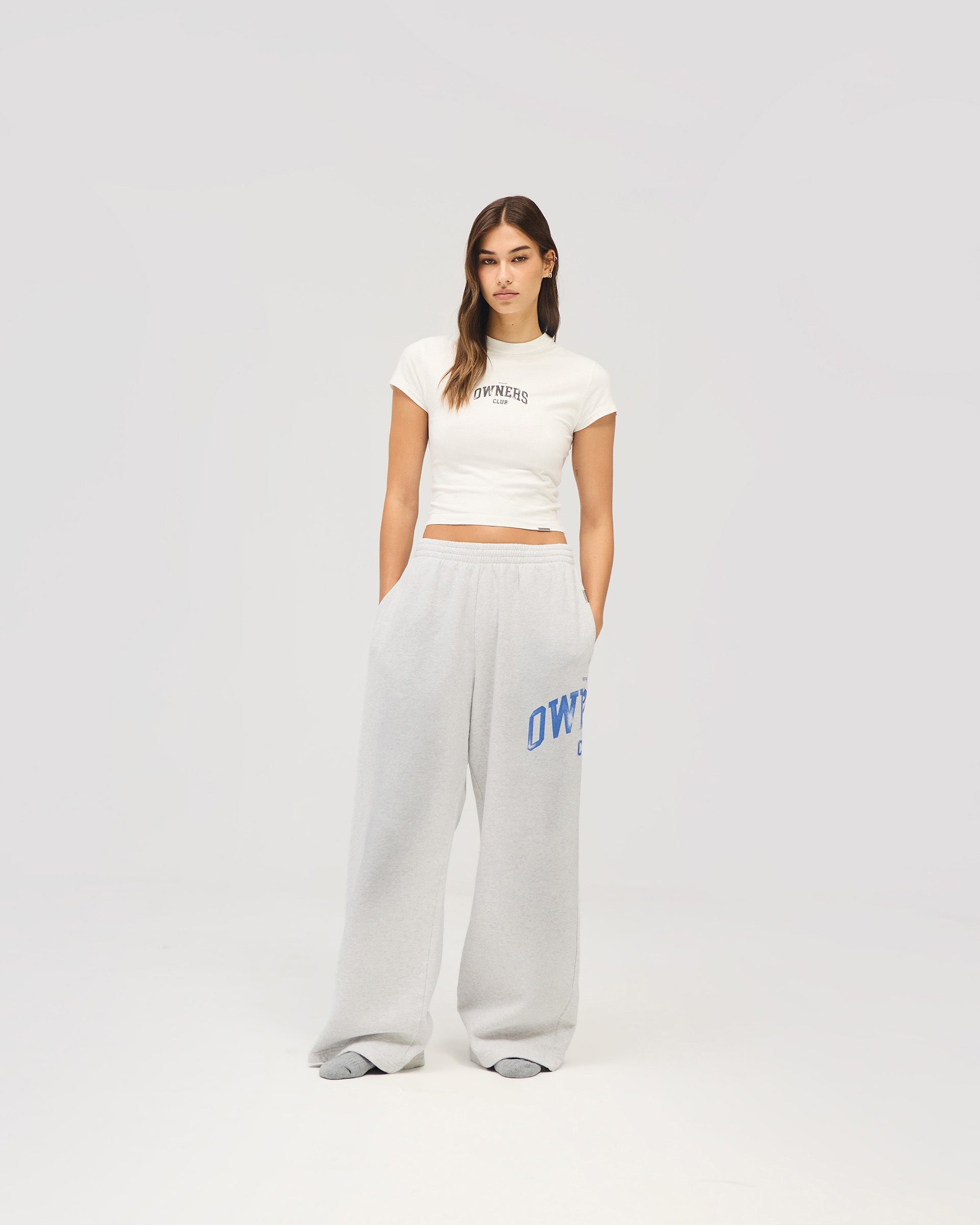 Represent Owners Club Sweatpant - Sprayed Ice Grey Marl