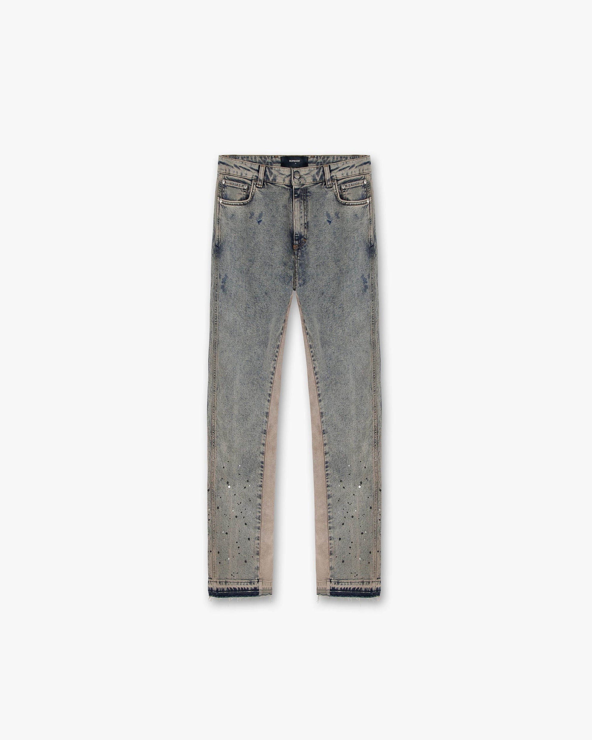 Straight Leg Denim - Dust Blue