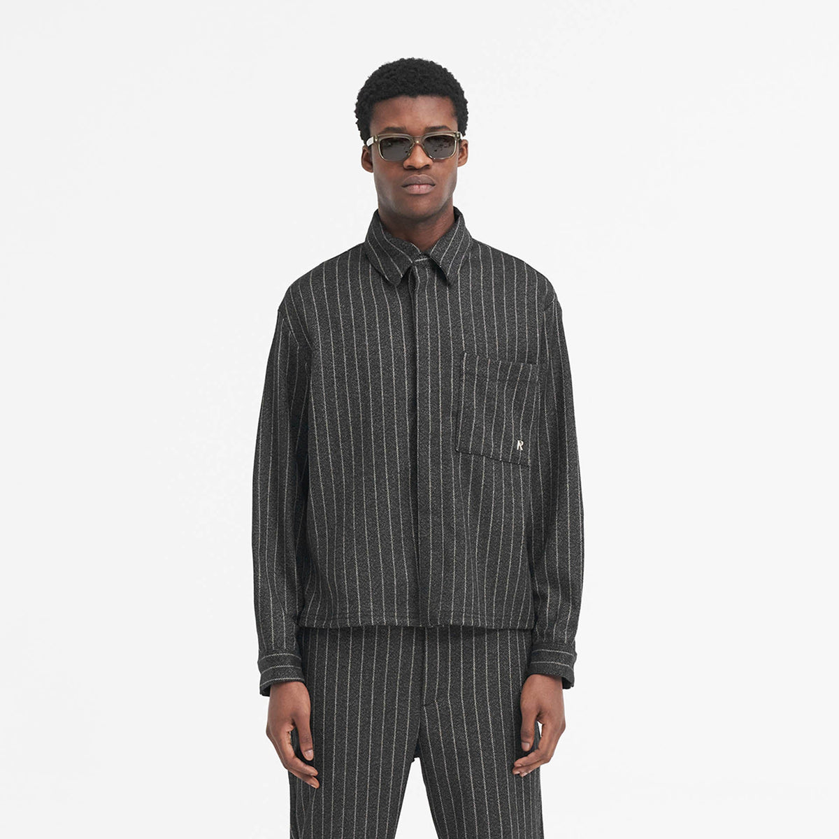 Cropped Dress Shirt