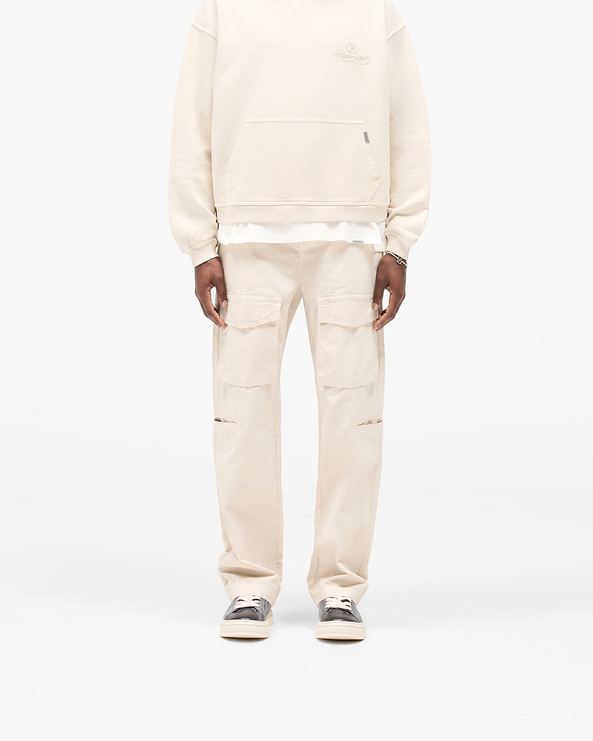 Front Pocket Cargo Pant - Champagne