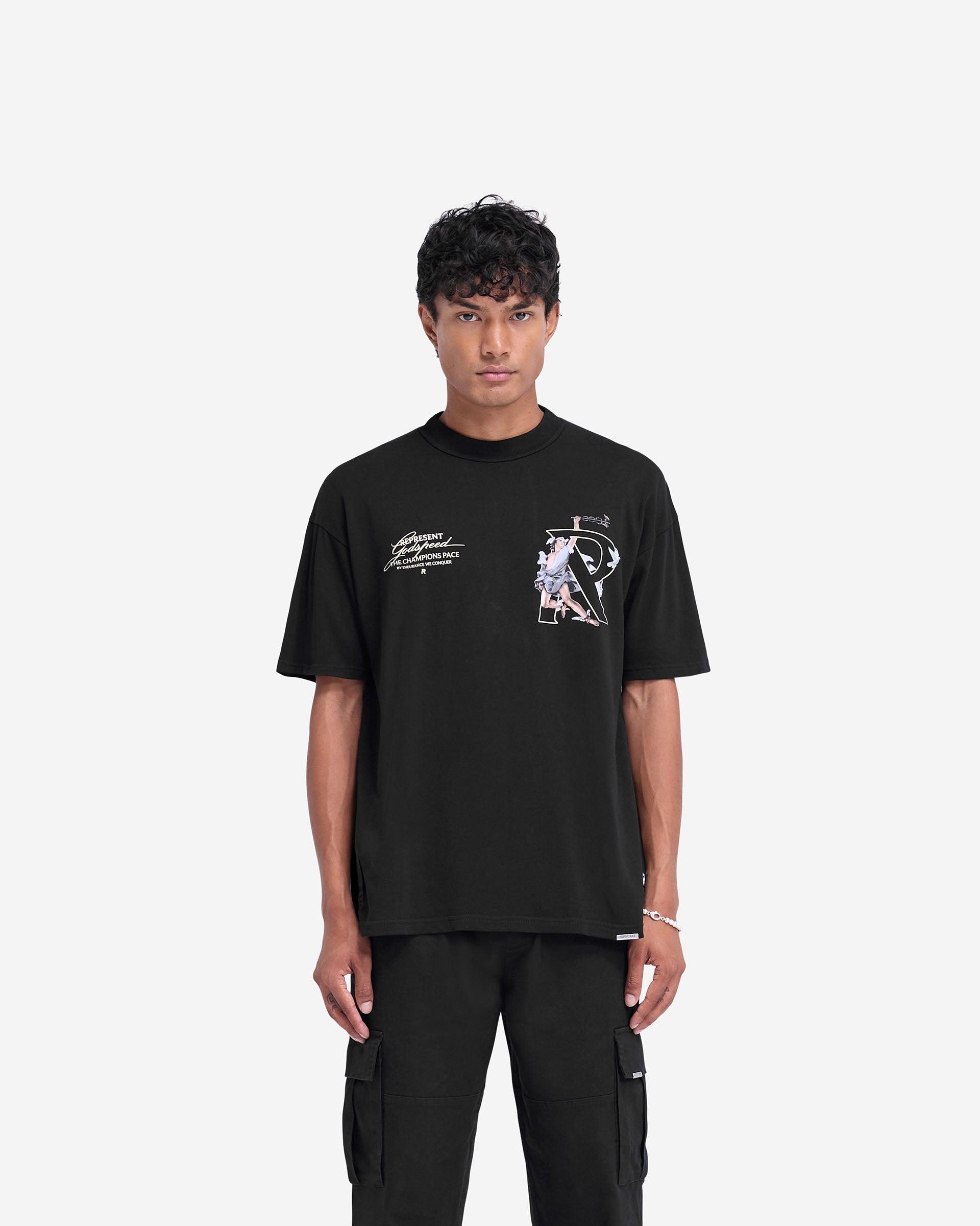 Hermes T-Shirt - Jet Black | REPRESENT