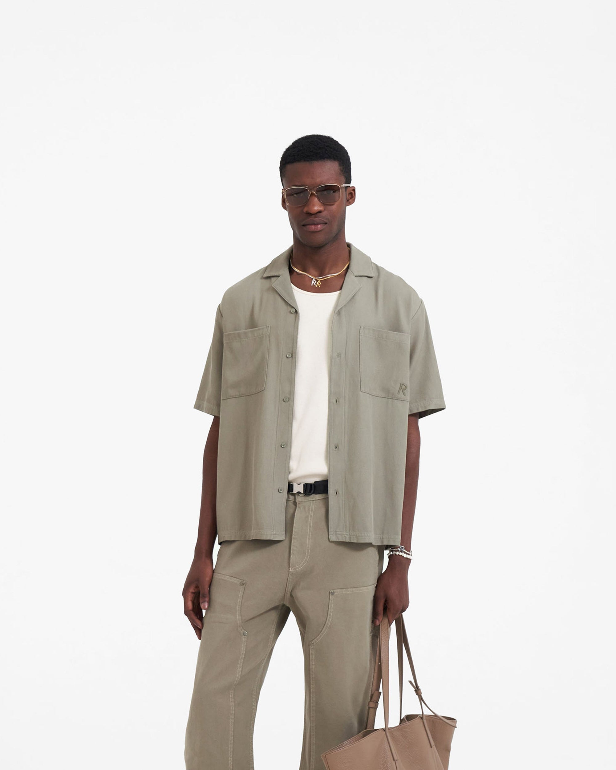 Yacht Shirt | Khaki Shirts SC23 | Represent Clo
