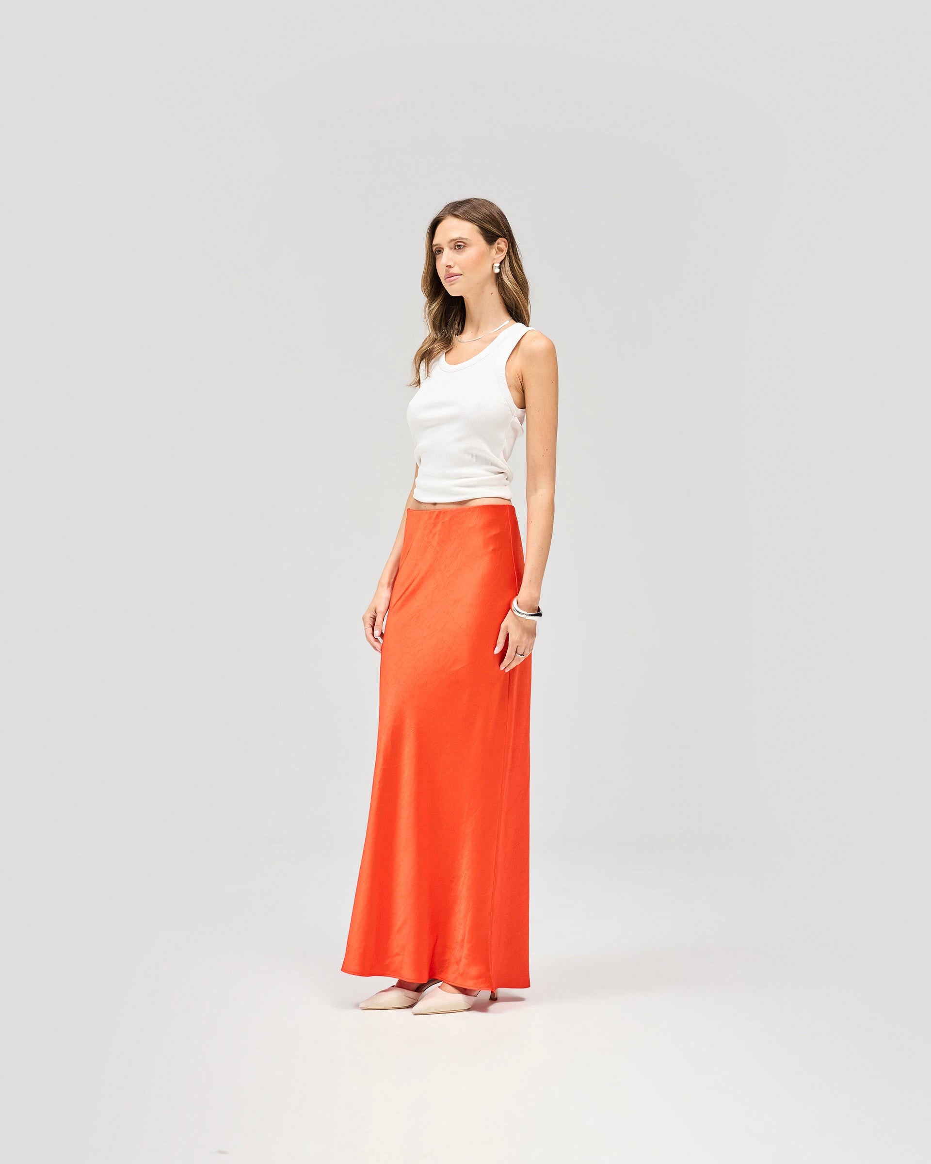 Fantasy Skirt - Bright Orange