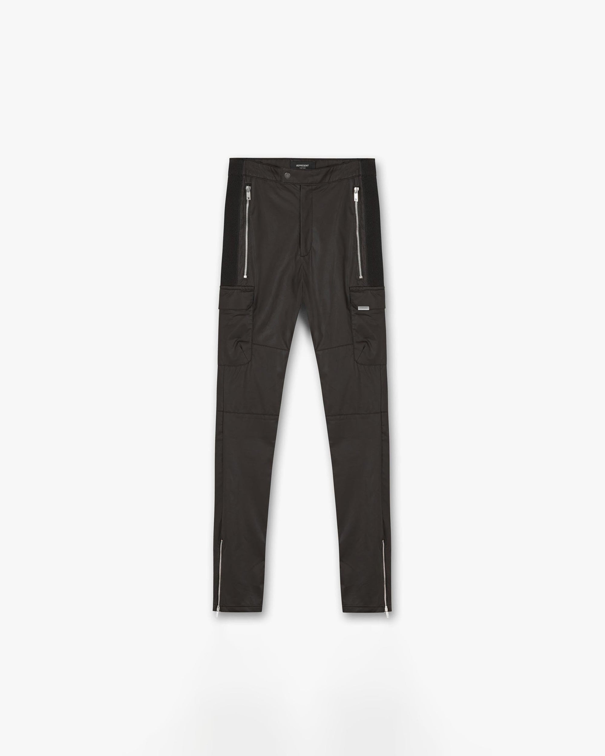 Leather Military Pant - Brown