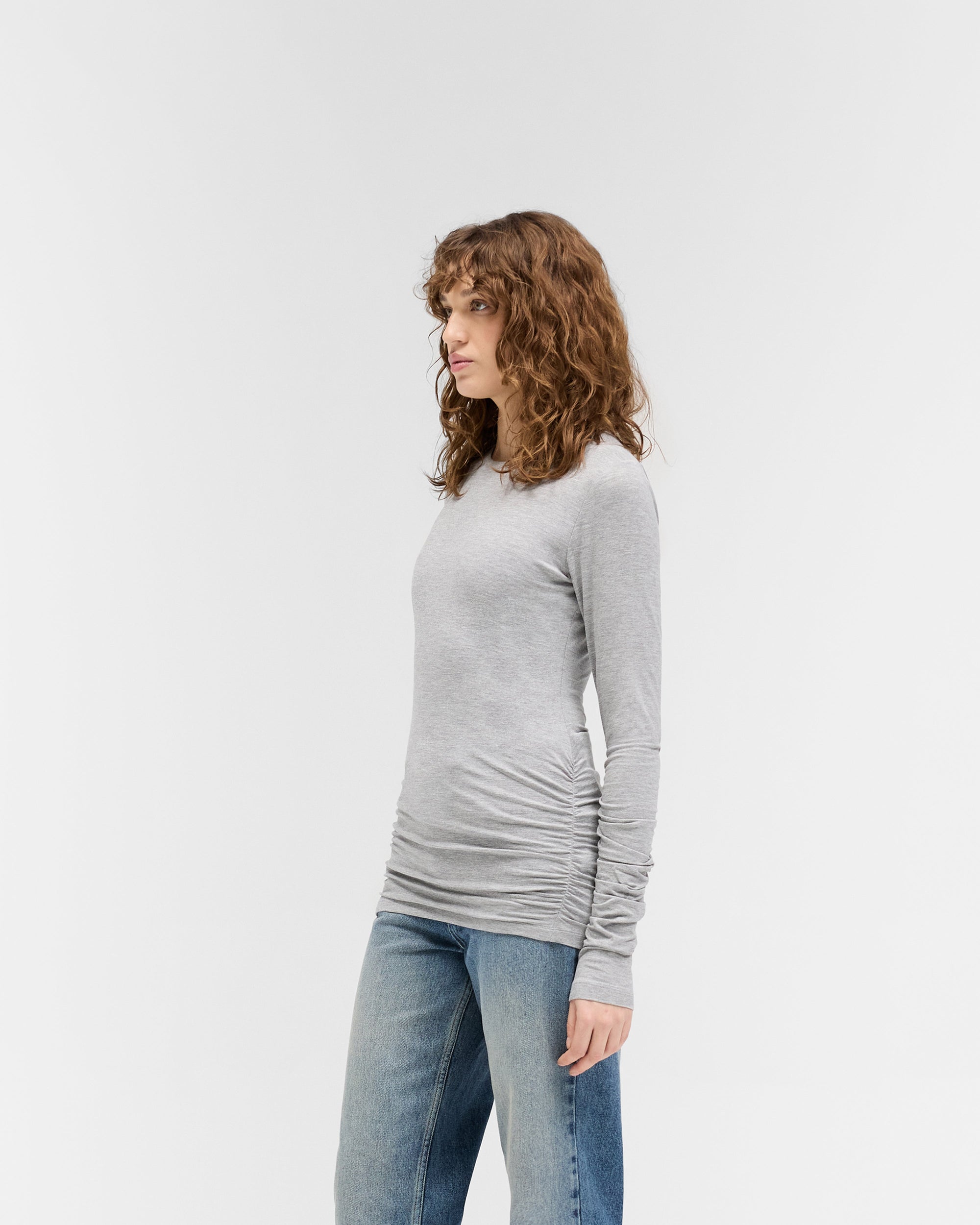 Coil Top - Grey Marl
