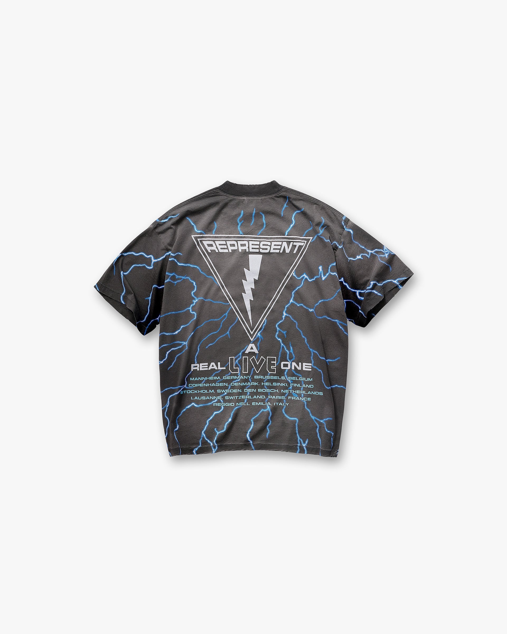 Represent X Iron Maiden A Real Live One T-Shirt - Stained Brown