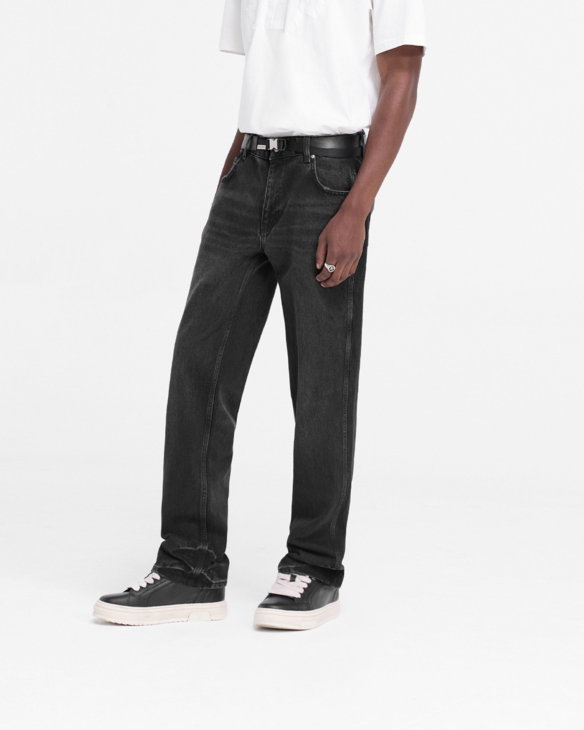 R2 Straight Leg Denim - Black
