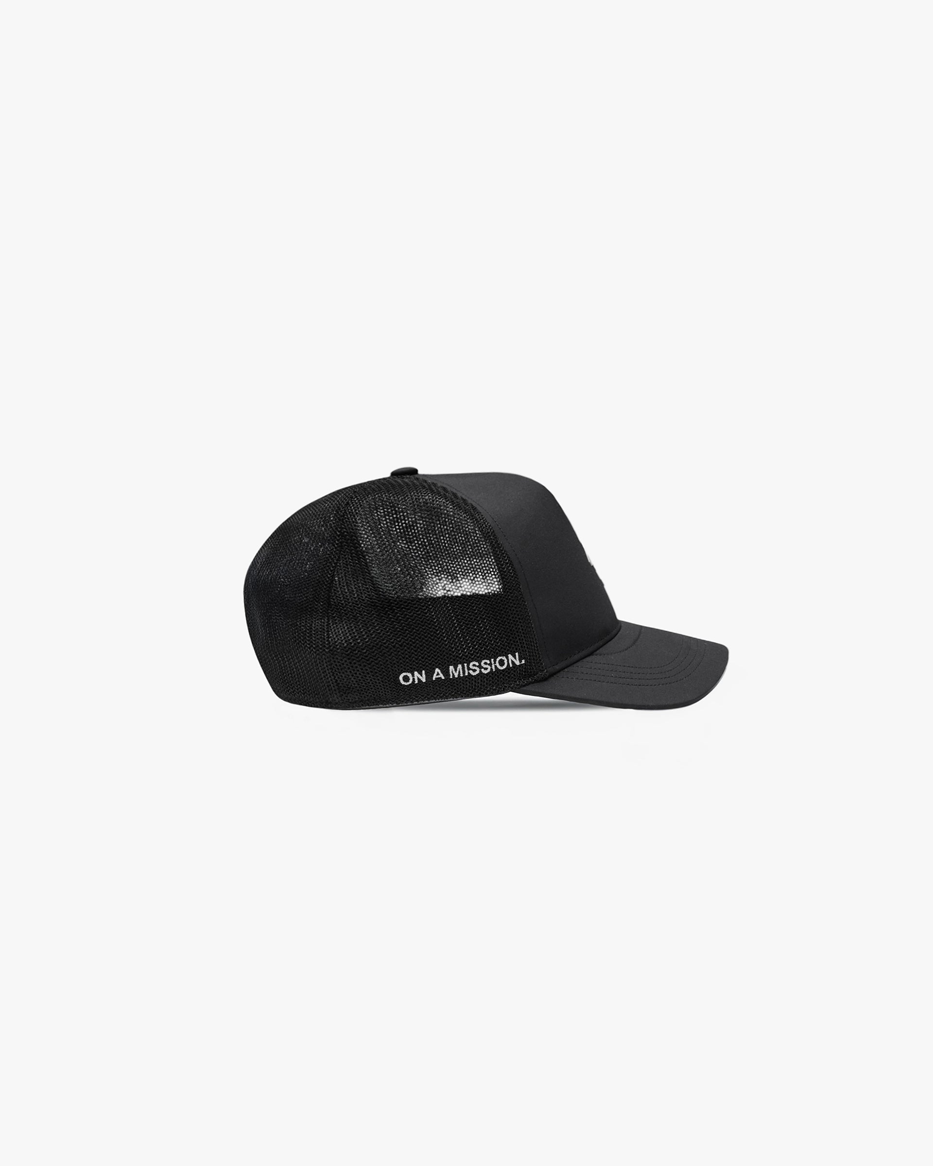247 x 47 Logo Trucker Cap - Jet Black