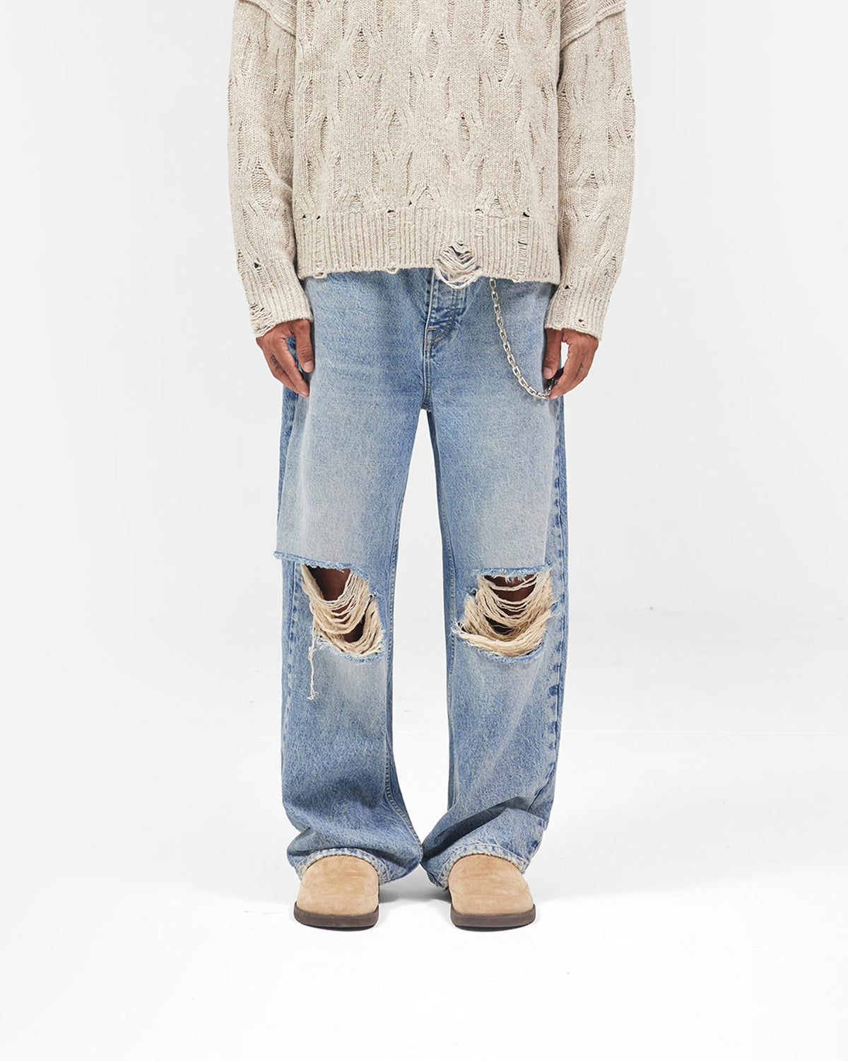 R3 Baggy Jean - Moss Blue