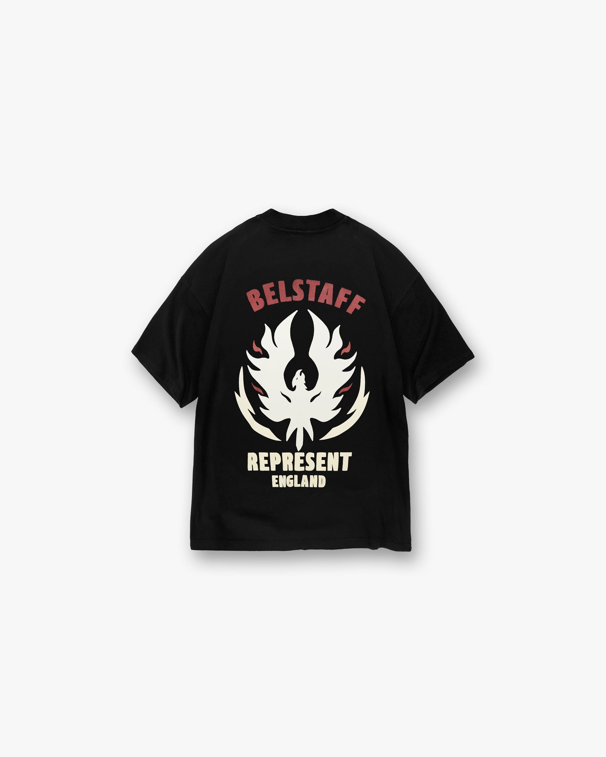 Represent X Belstaff Flame Phoenix T-Shirt - Black