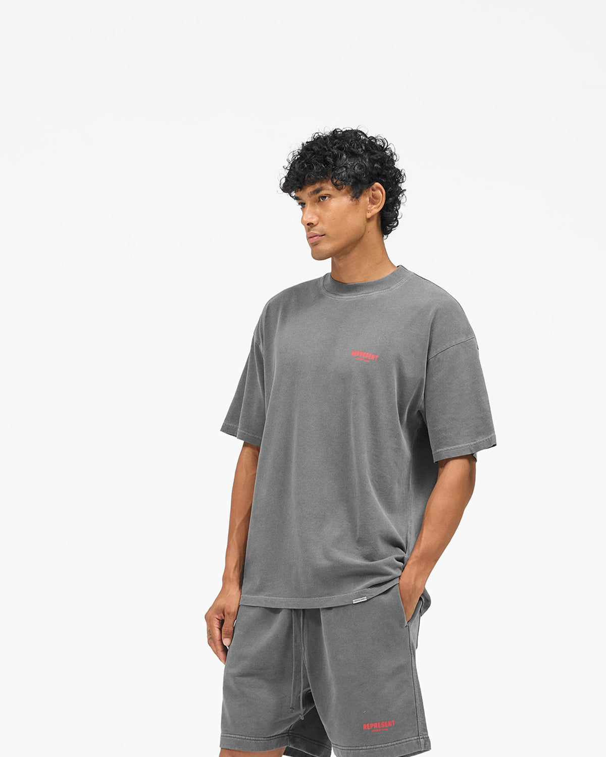 Represent Owners Club T-Shirt - Washed Black