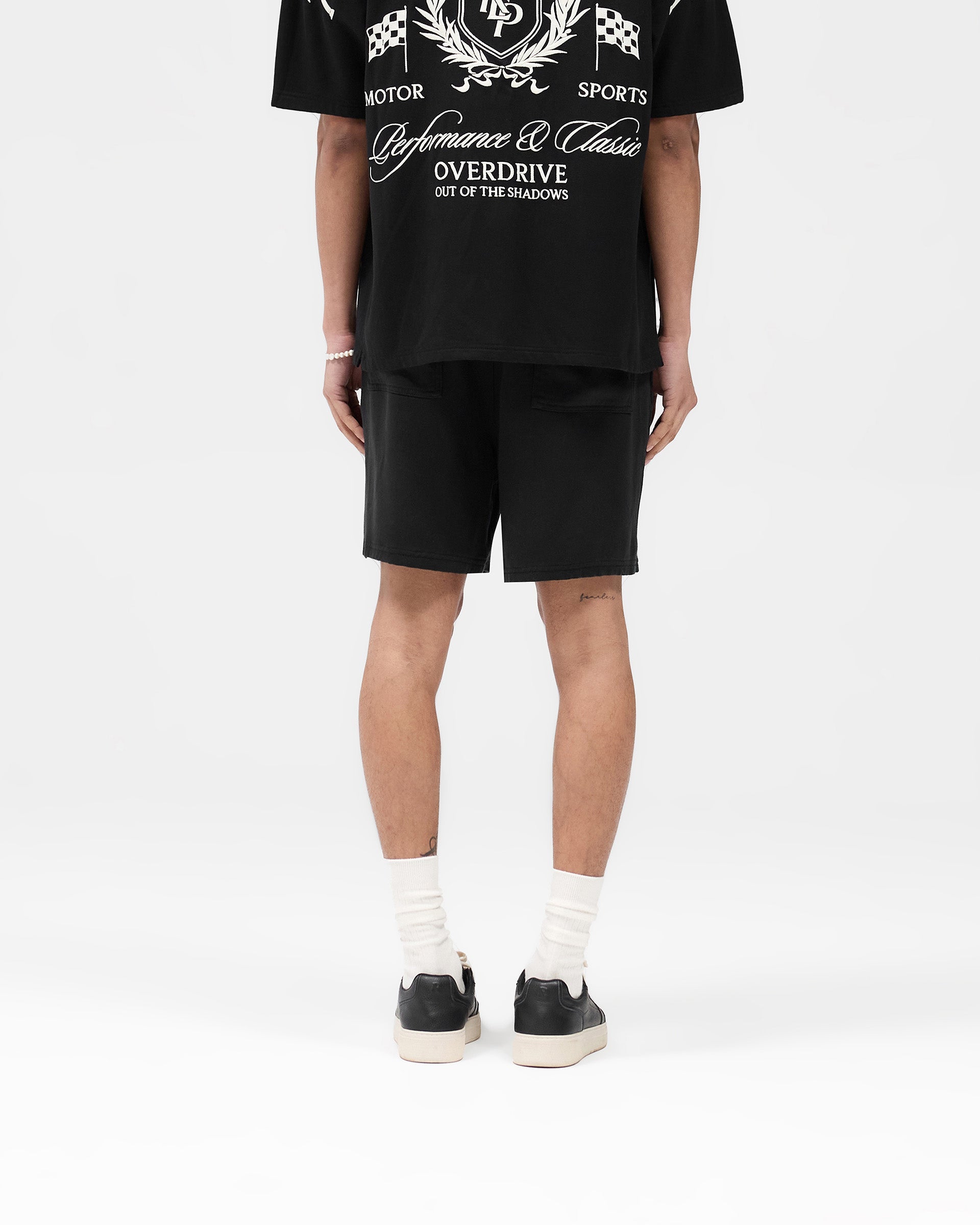 Represent Crest Short - Jet Black