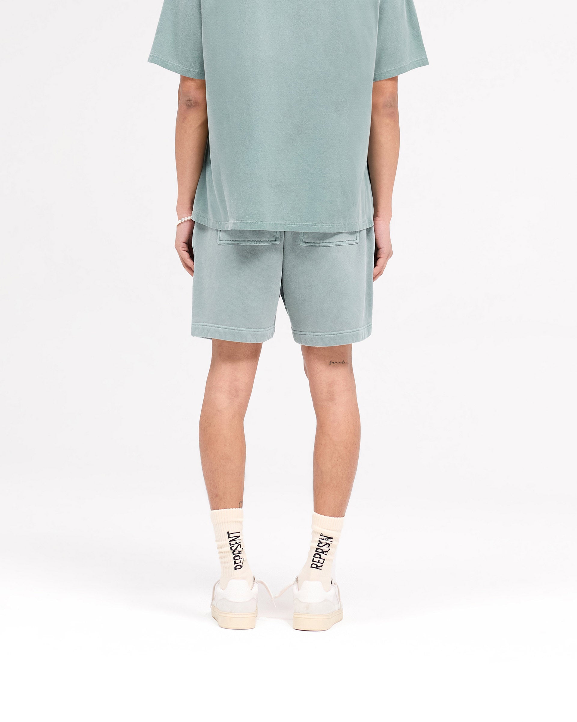 Rep Applique Shorts - Forest Green
