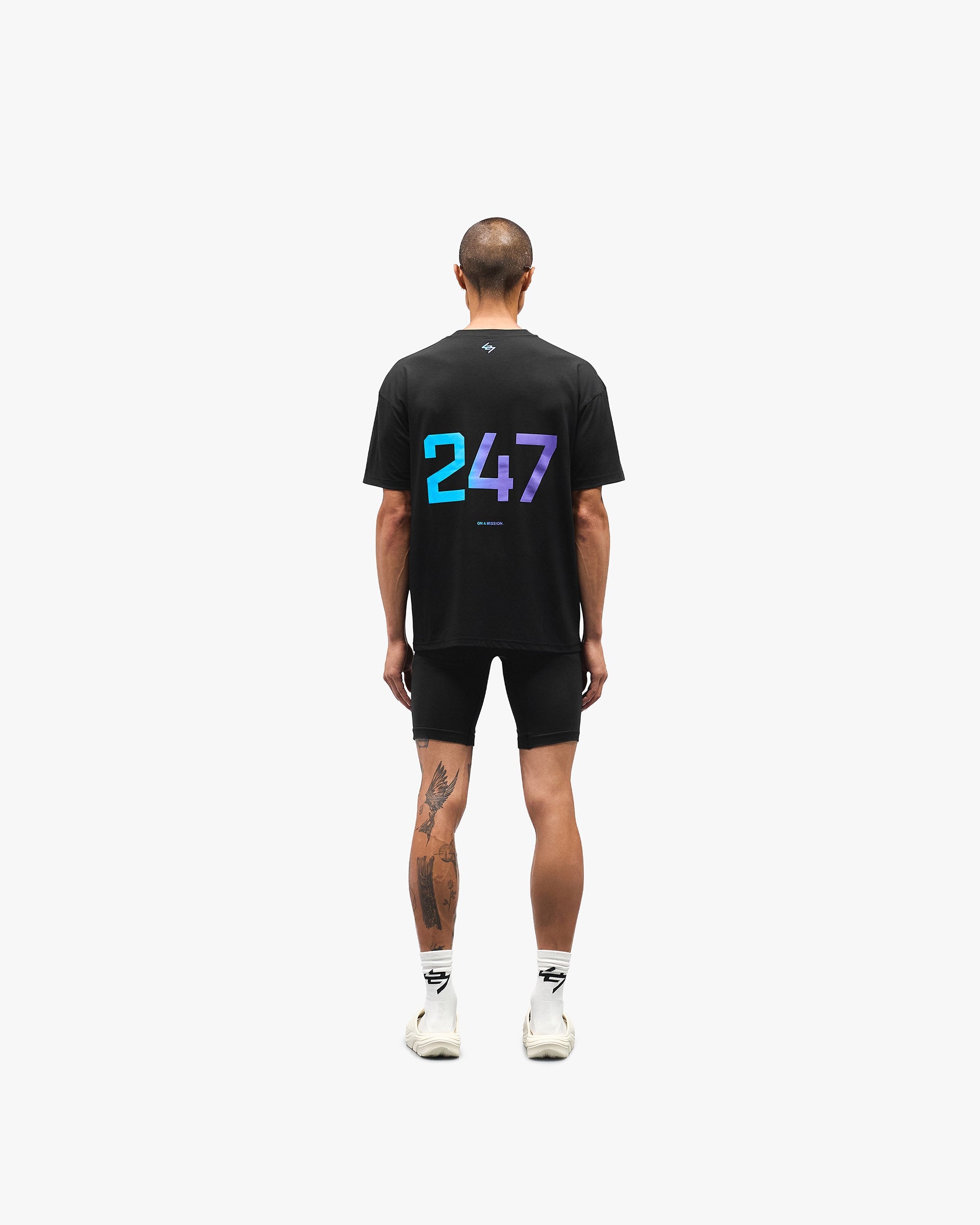 247 Oversized T-Shirt - Purple Fade