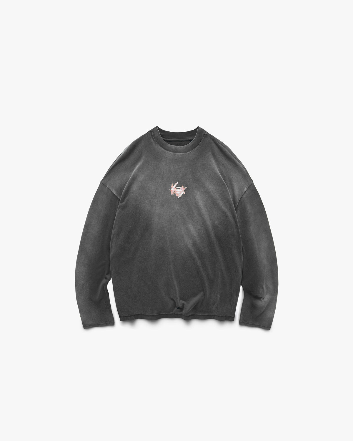247 Ignite Long Sleeve T-Shirt - Stained Black Wash - Packshot
